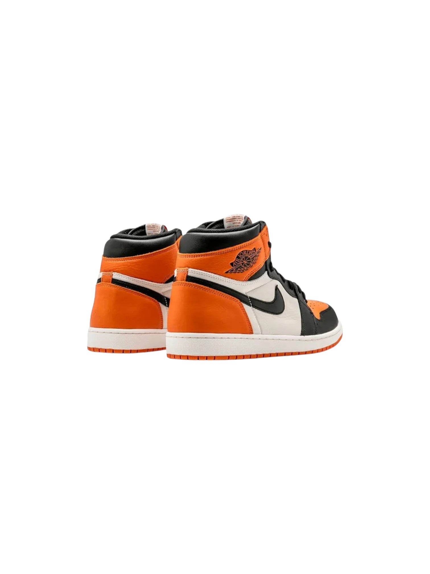 Jordan 1 'Shattered Backboard' Black & Orange Sneakers