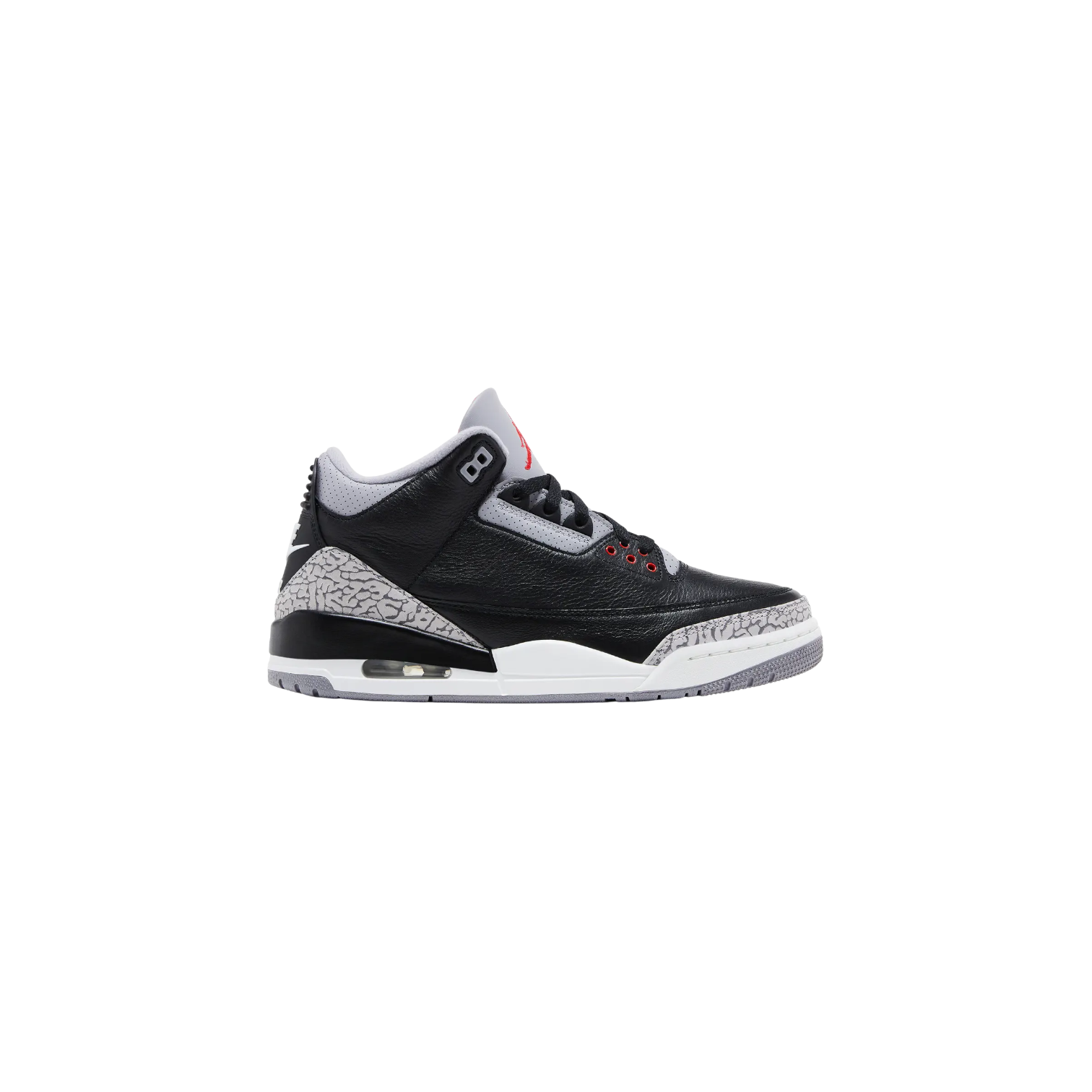 Jordan 3 'Black Cement' Black & Grey Sneaker