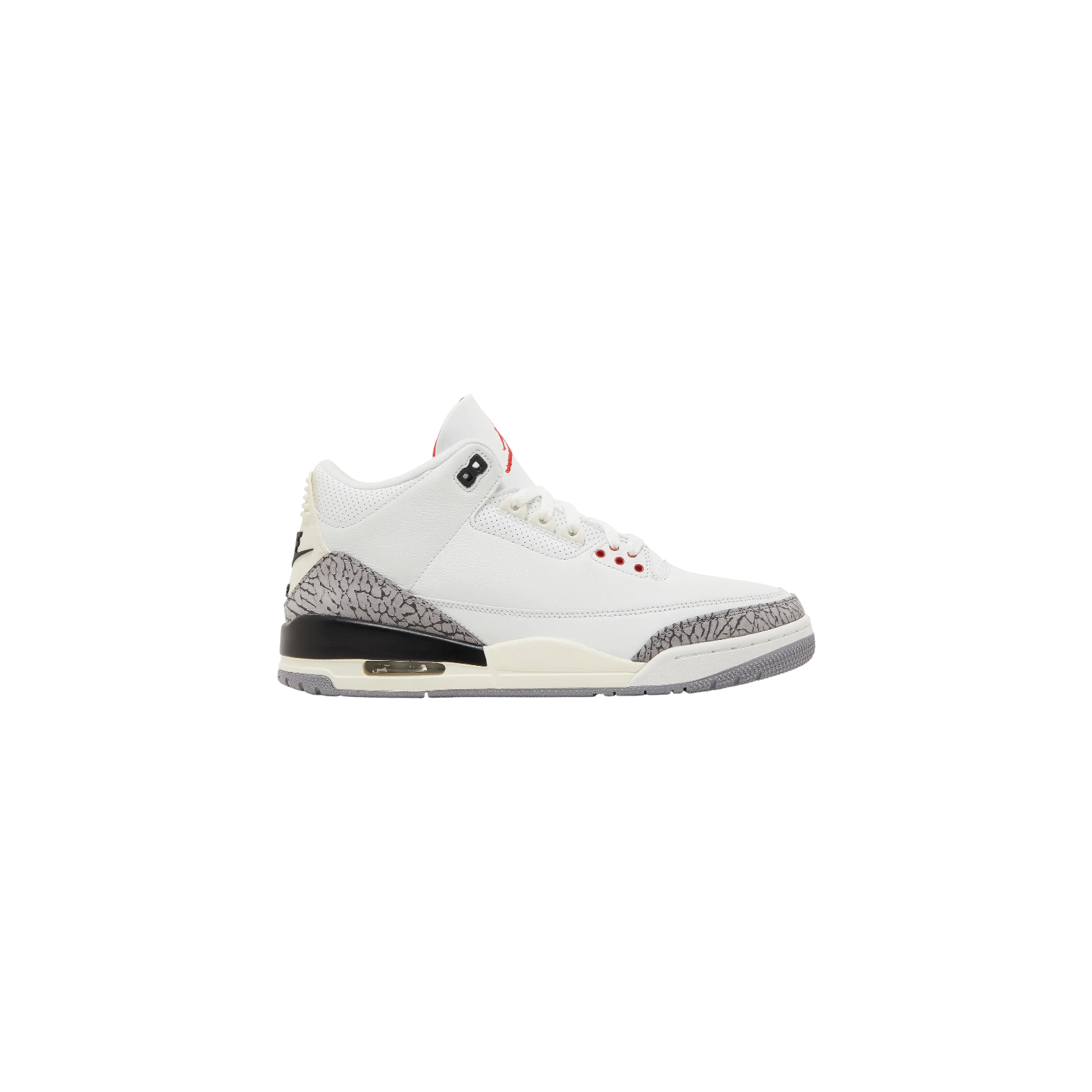 Jordan 3 'White Cement' White Sneakers