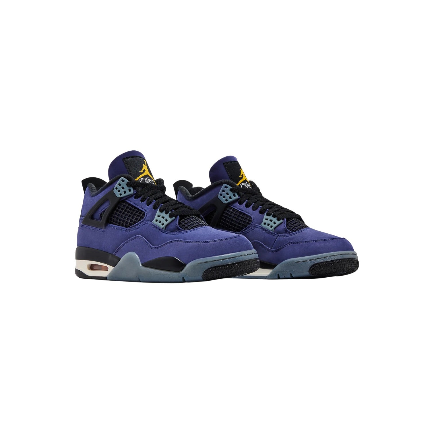 Jordan 4 'Lakers' Purple Sneakers