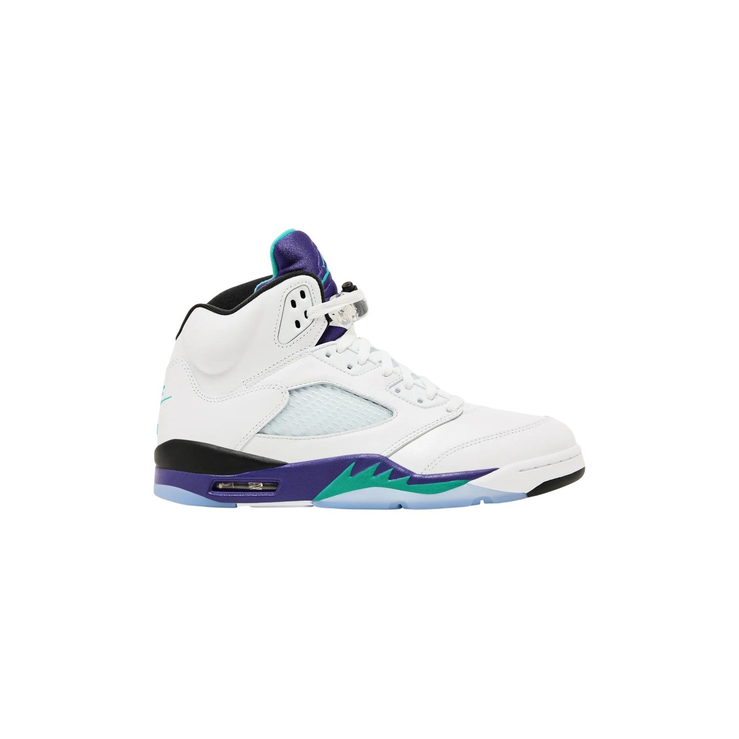 Jordan 5 'Grape' White Sneakers