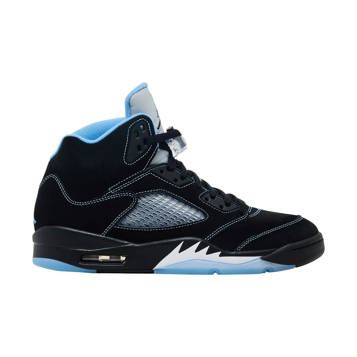 Jordan 5 'University Blue' Black Sneakers