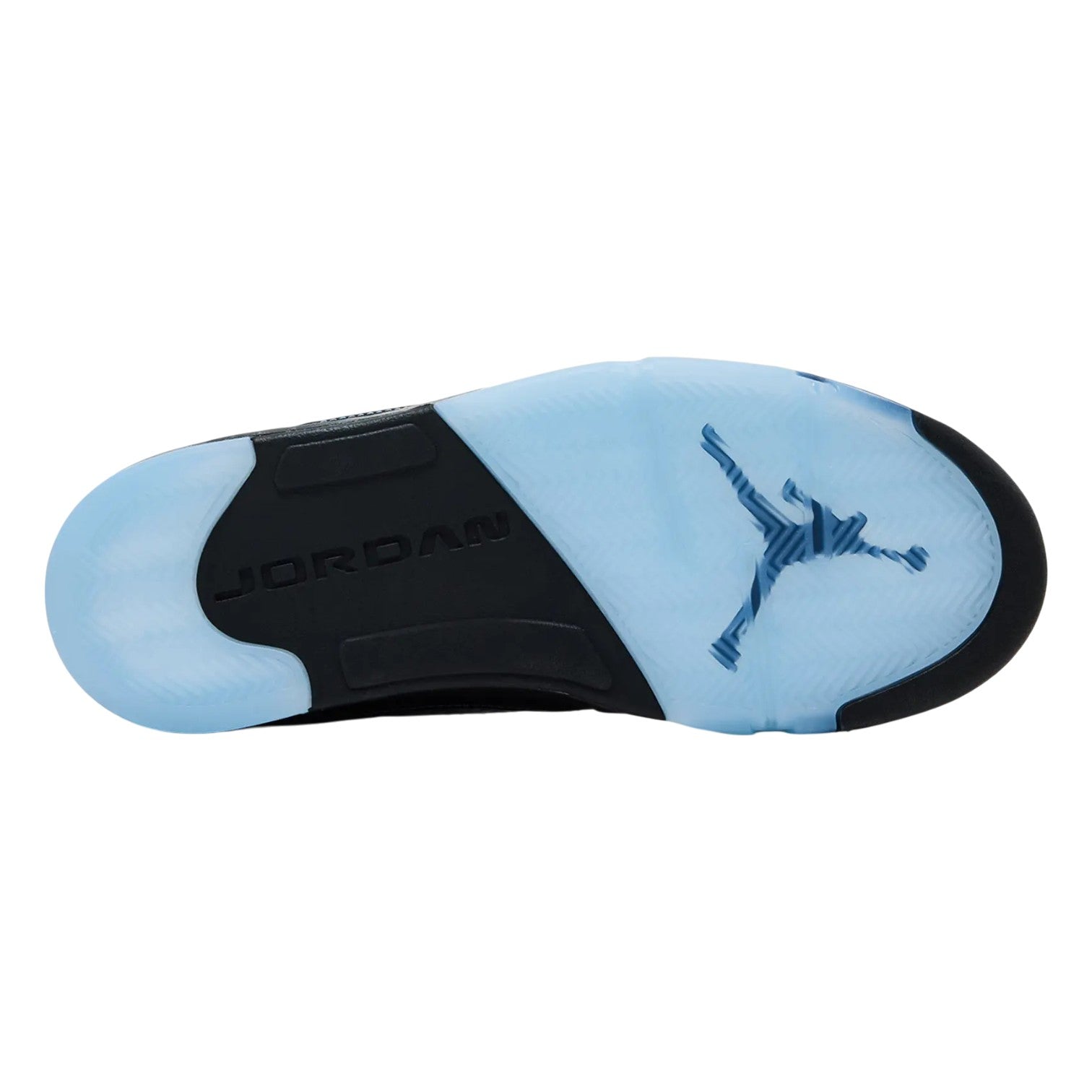 Jordan 5 'University Blue' Black Sneakers