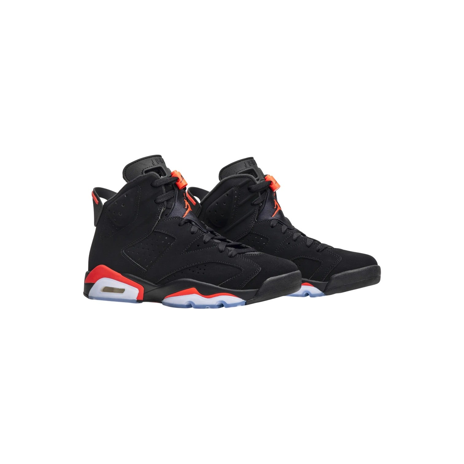 Jordan 6 'Infrared' Black & Red Sneakers