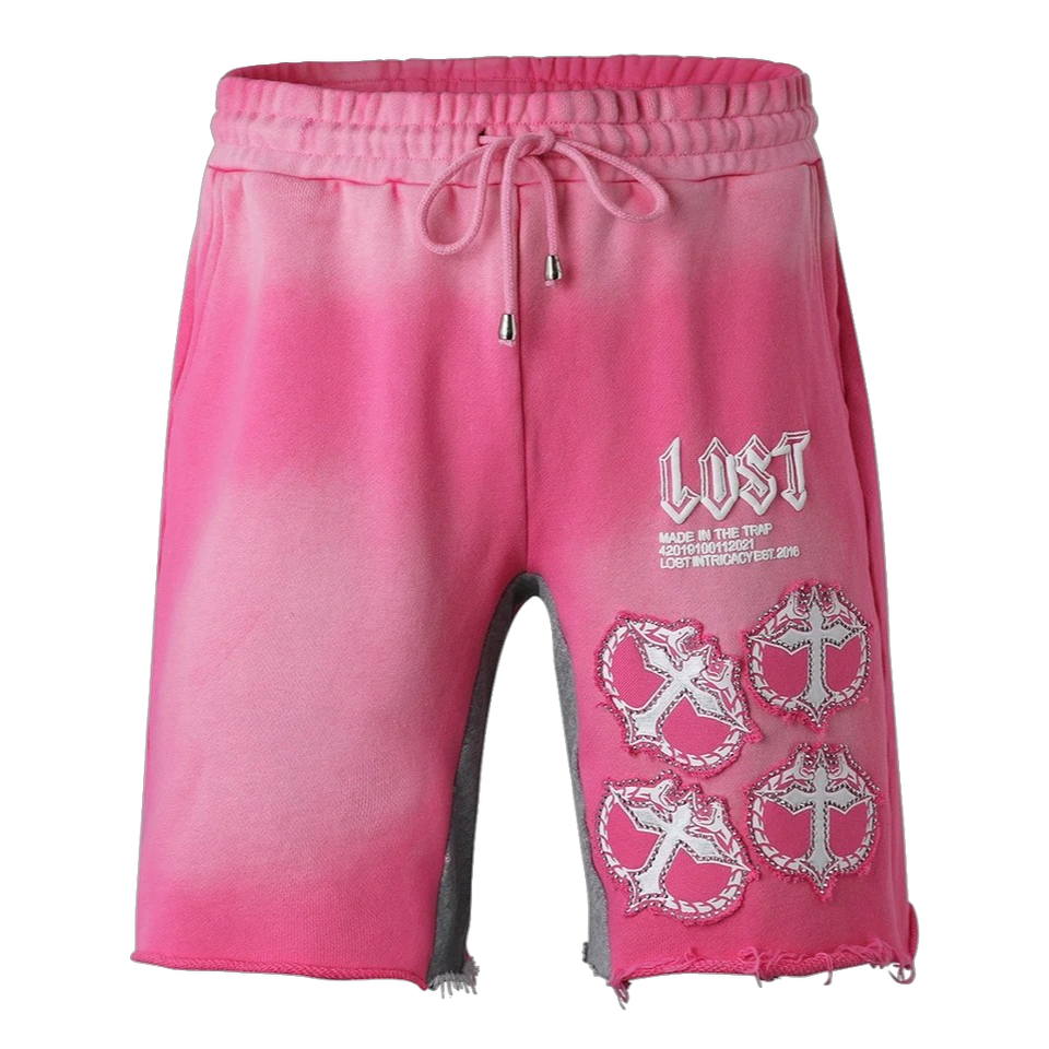 Lost Intricacy "MITT" Pink Shorts