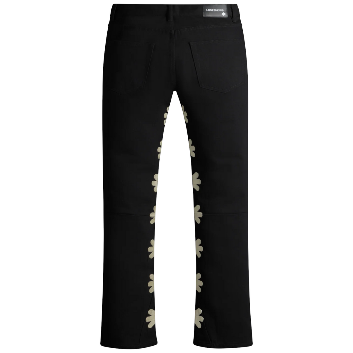 LOSTSHDWS Black Bone Denim Jeans