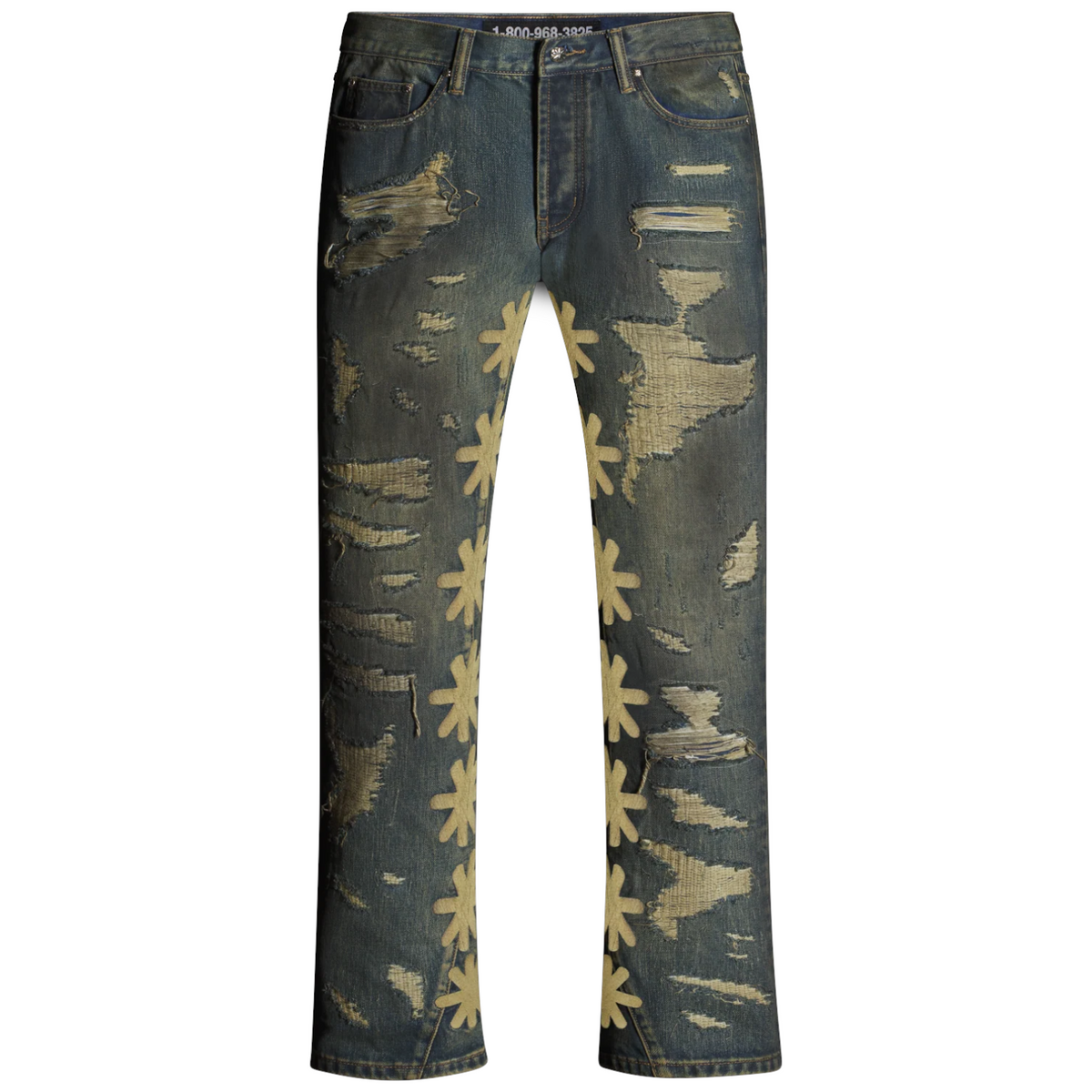 LOSTSHDWS "DSTRY" Blue Jeans