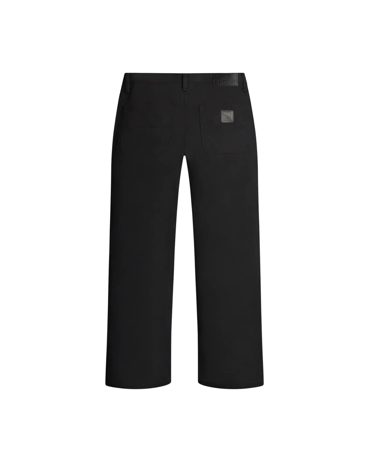 LOST SHDWS 'Detached Double Knee' Oil Black Jeans