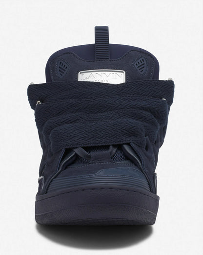 Lanvin 'Navy Blue Curb' Sneakers