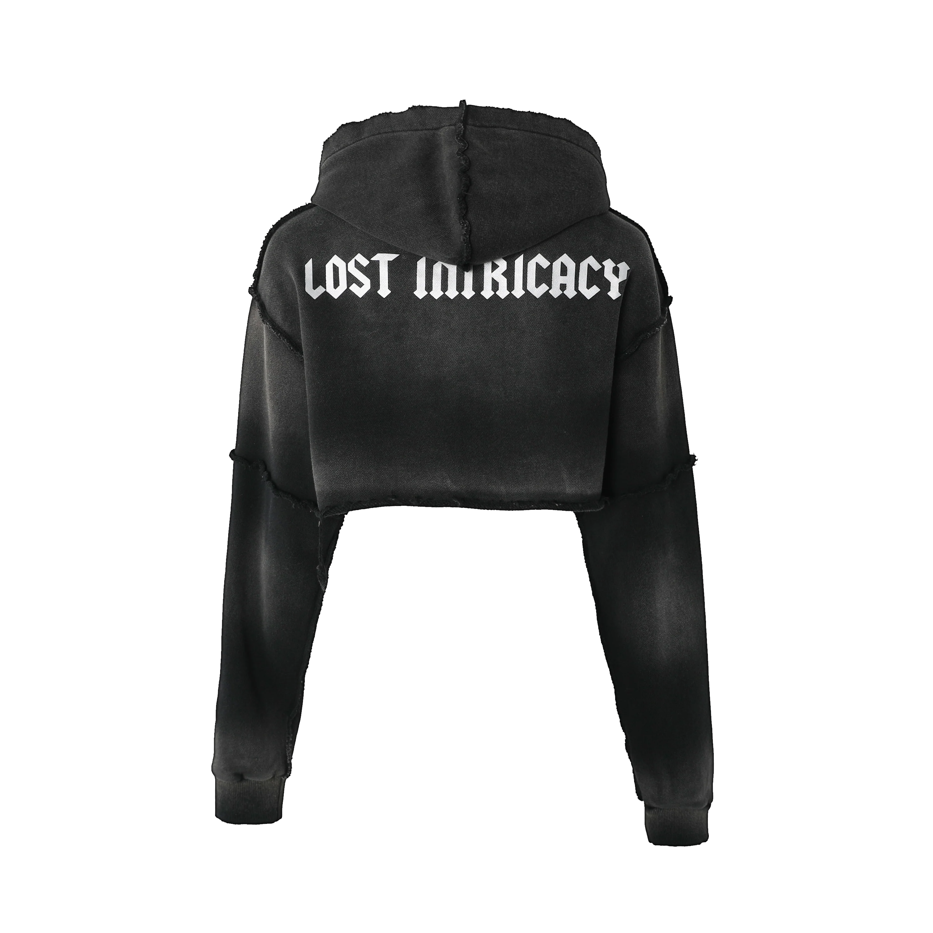 Lost Intricacy Black Zip Up Hoodie (Women's)
