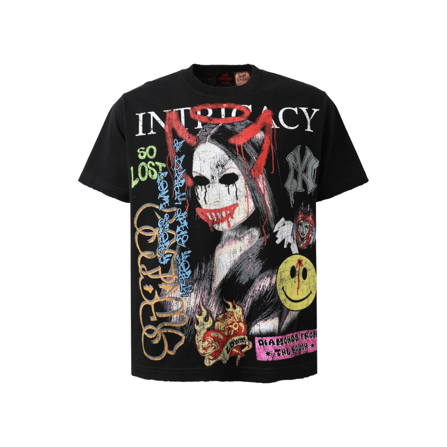 Lost Intricacy 'Front Page Magazine' Black Tee