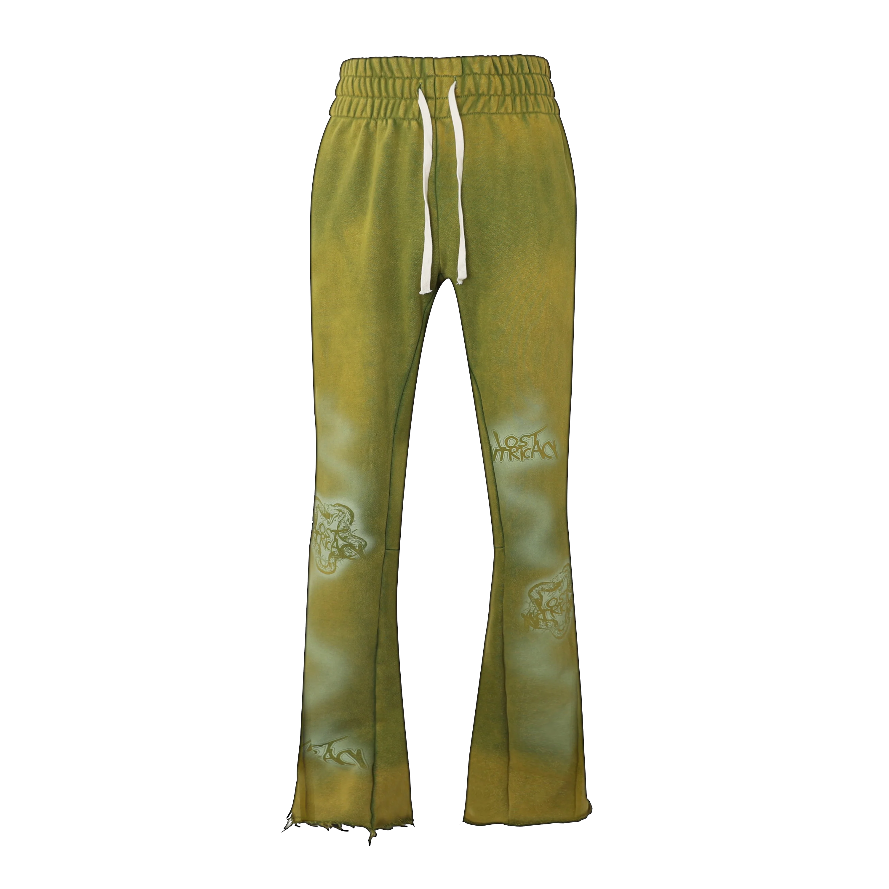 Lost Intricacy Moss Green Sweats