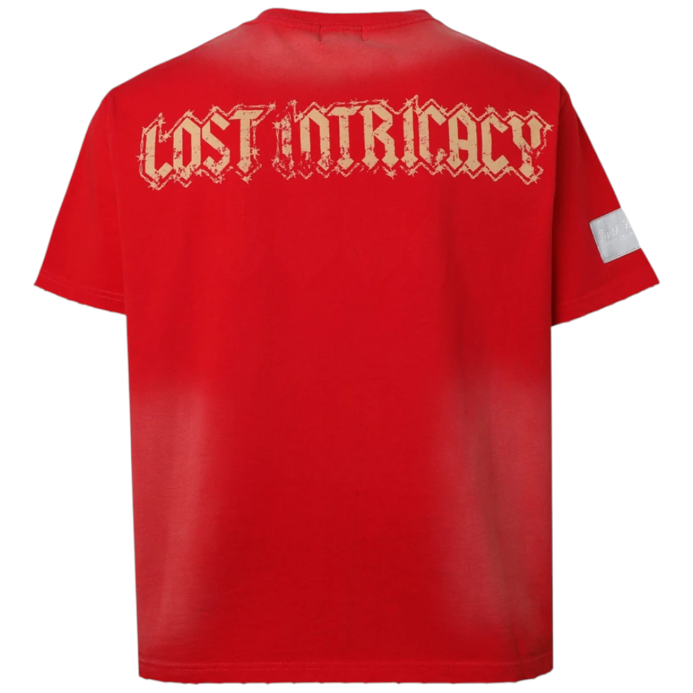 Lost Intricacy "Rhinestone" Red Tee
