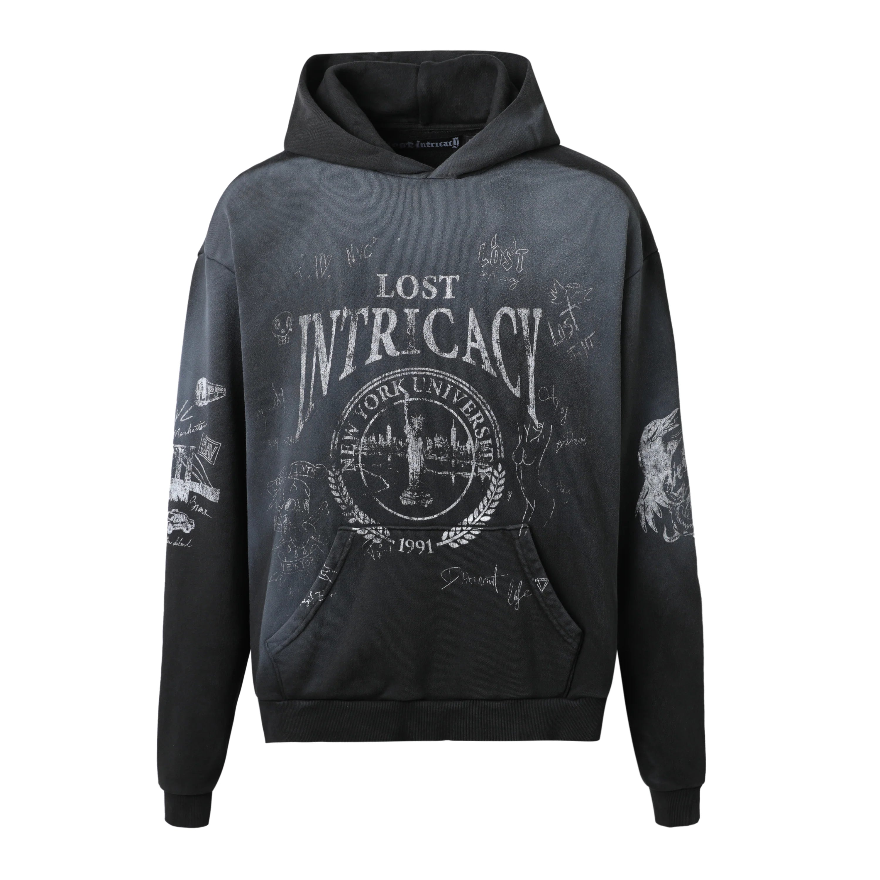 Lost Intricacy 'Academy' Black Hoodie