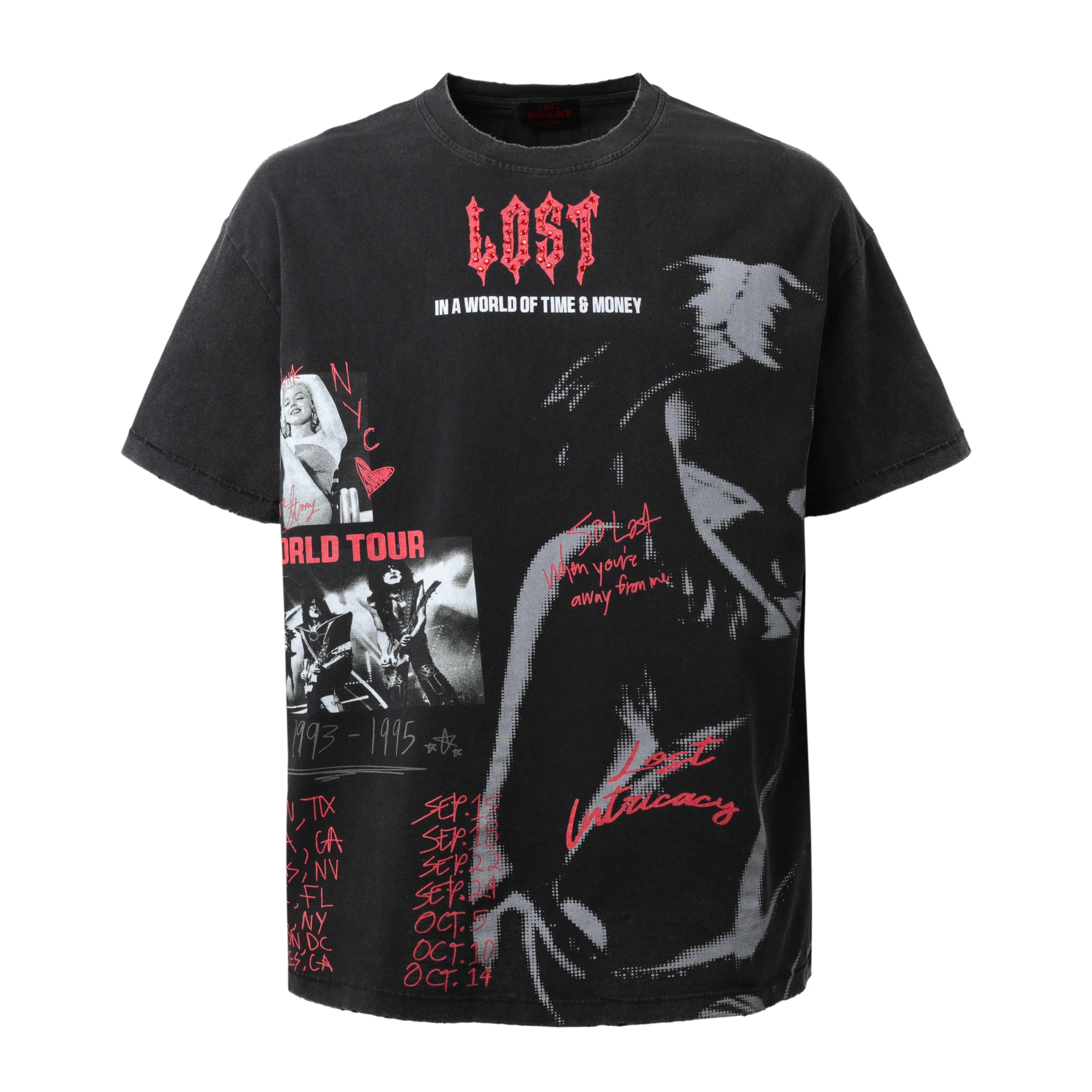 Lost Intricacy 'Broken Hearts' Black Tee