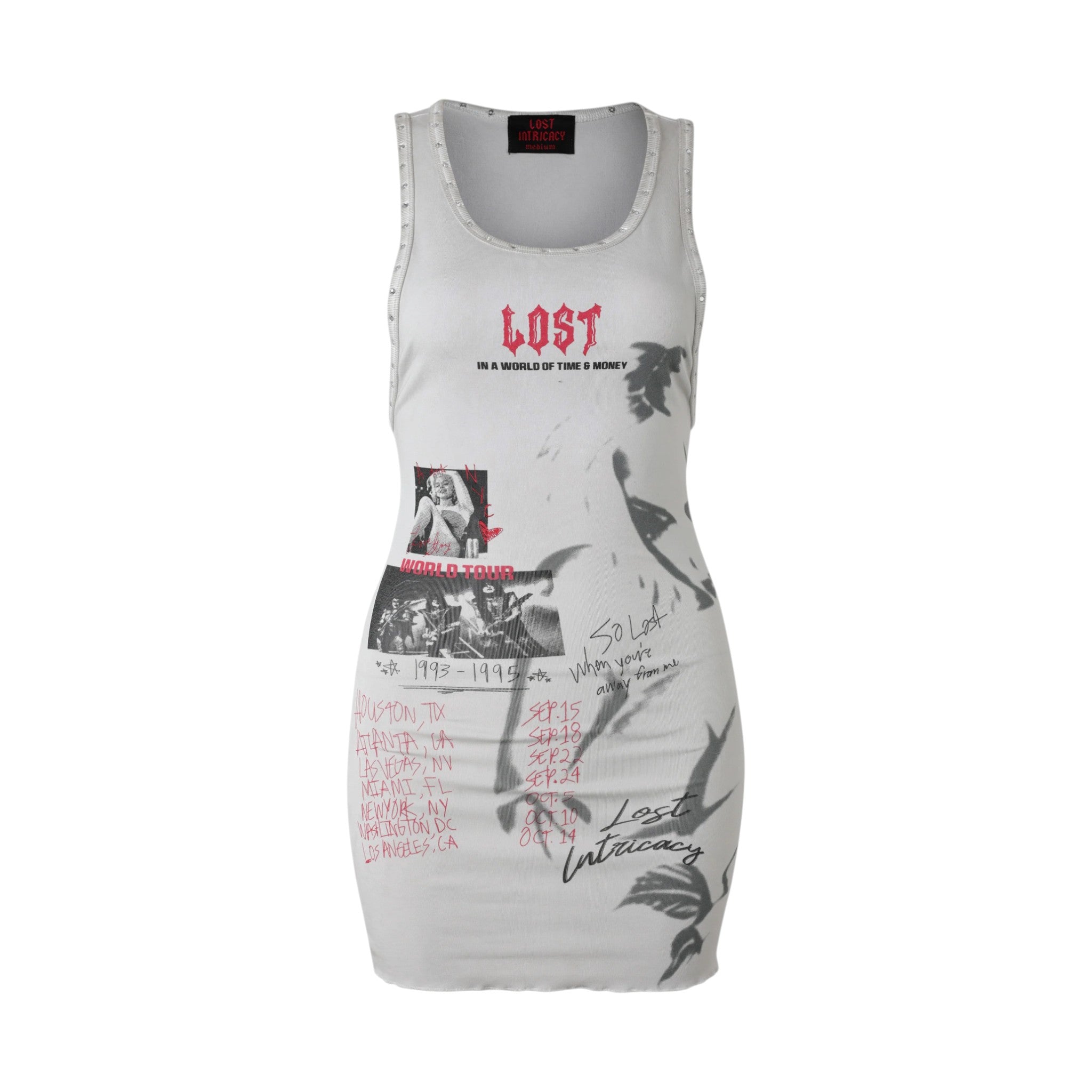 Lost Intricacy 'Broken Hearts' White Dress
