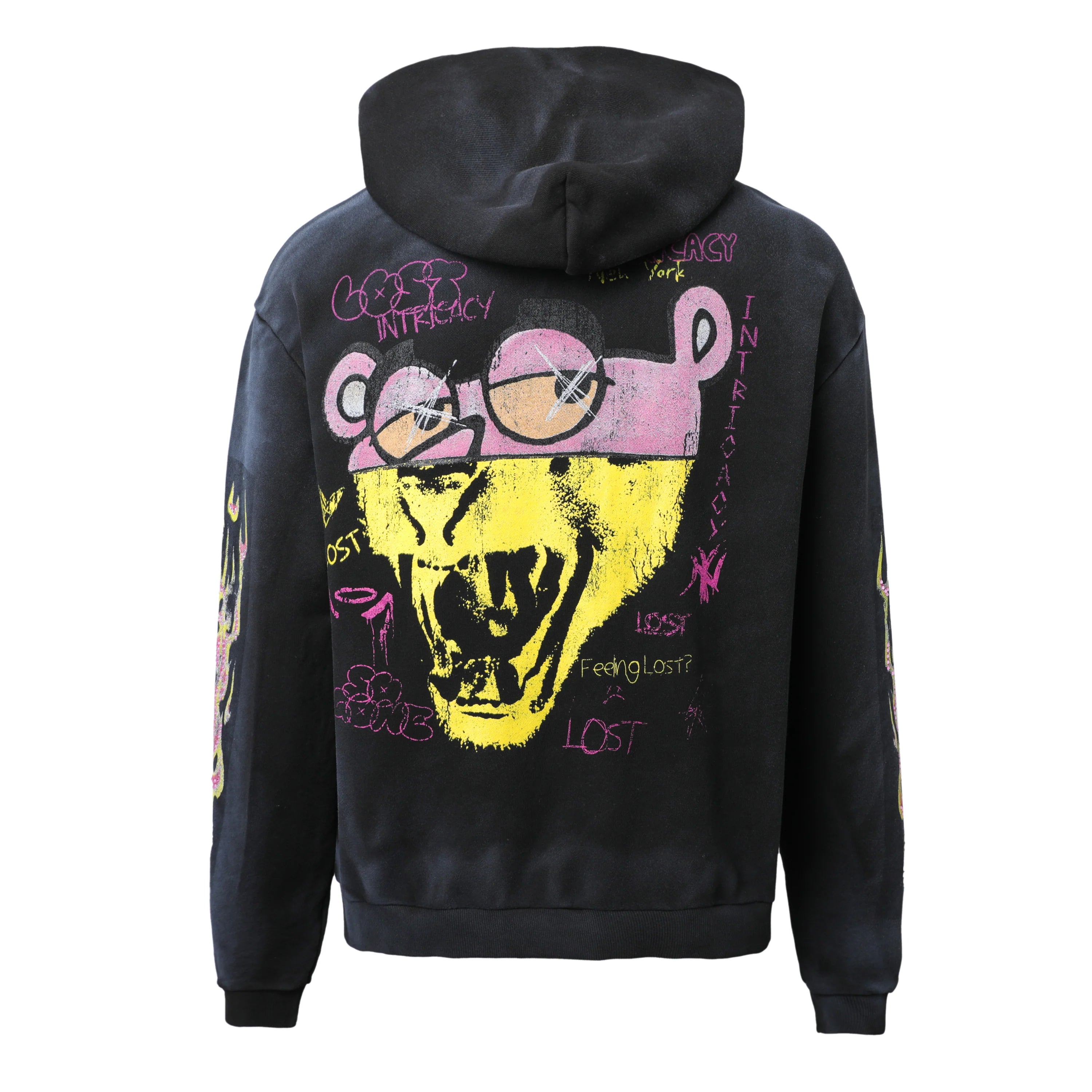 Lost Intricacy 'Half Man Half Amazing' Black Zip Up Hoodie