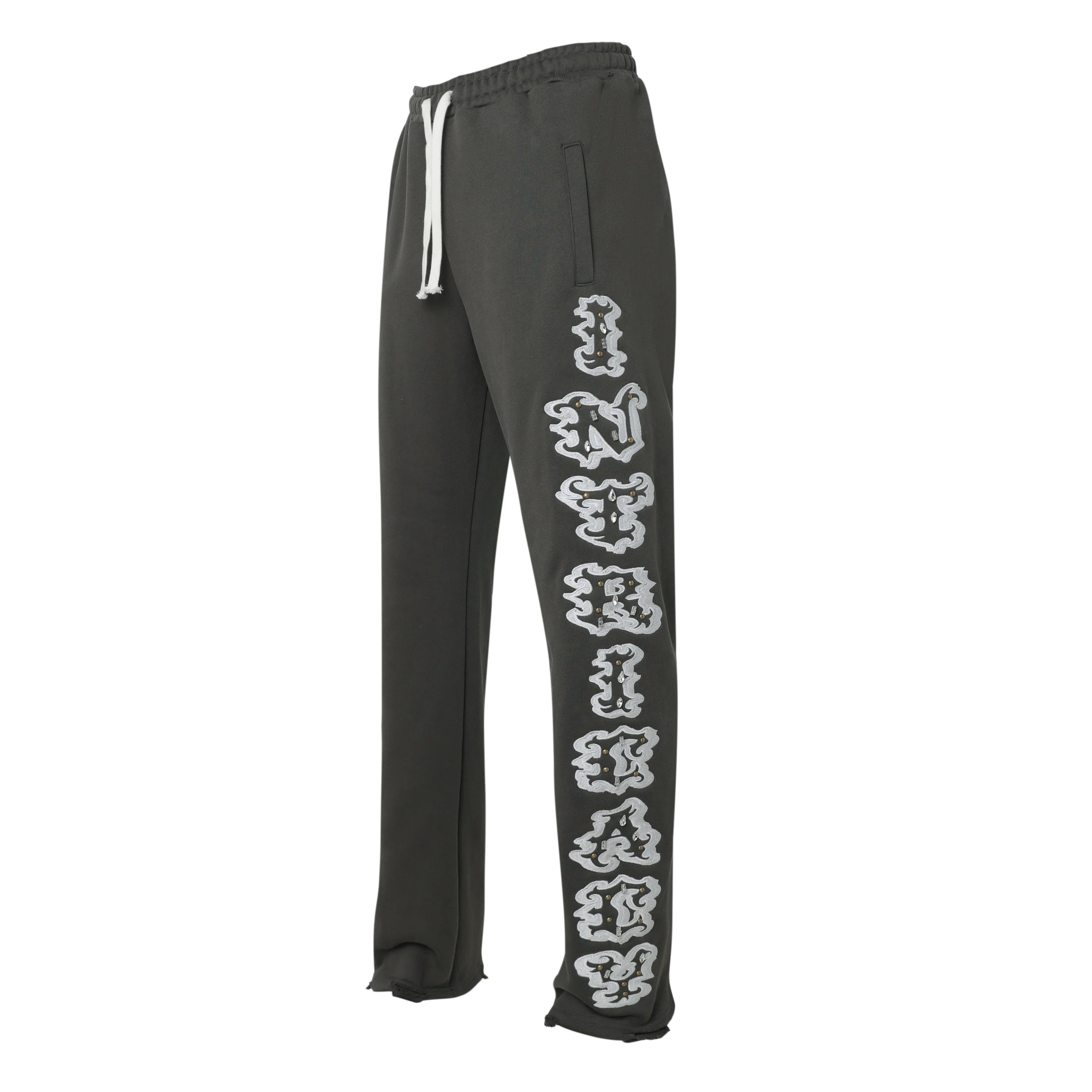 Lost Intricacy 'Patch' Dark Grey Sweats