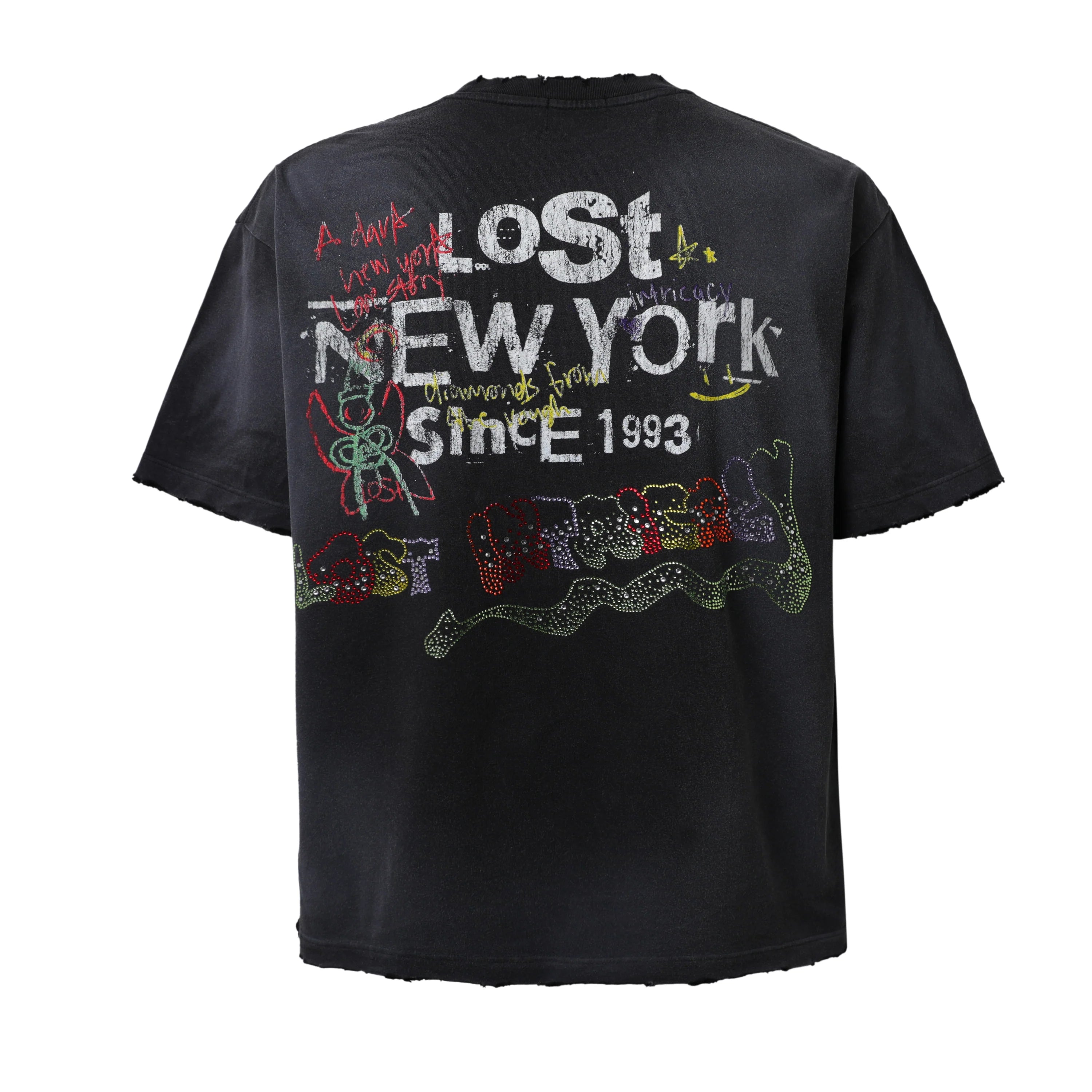 Lost Intricacy 'Smoking Saint' Black Tee