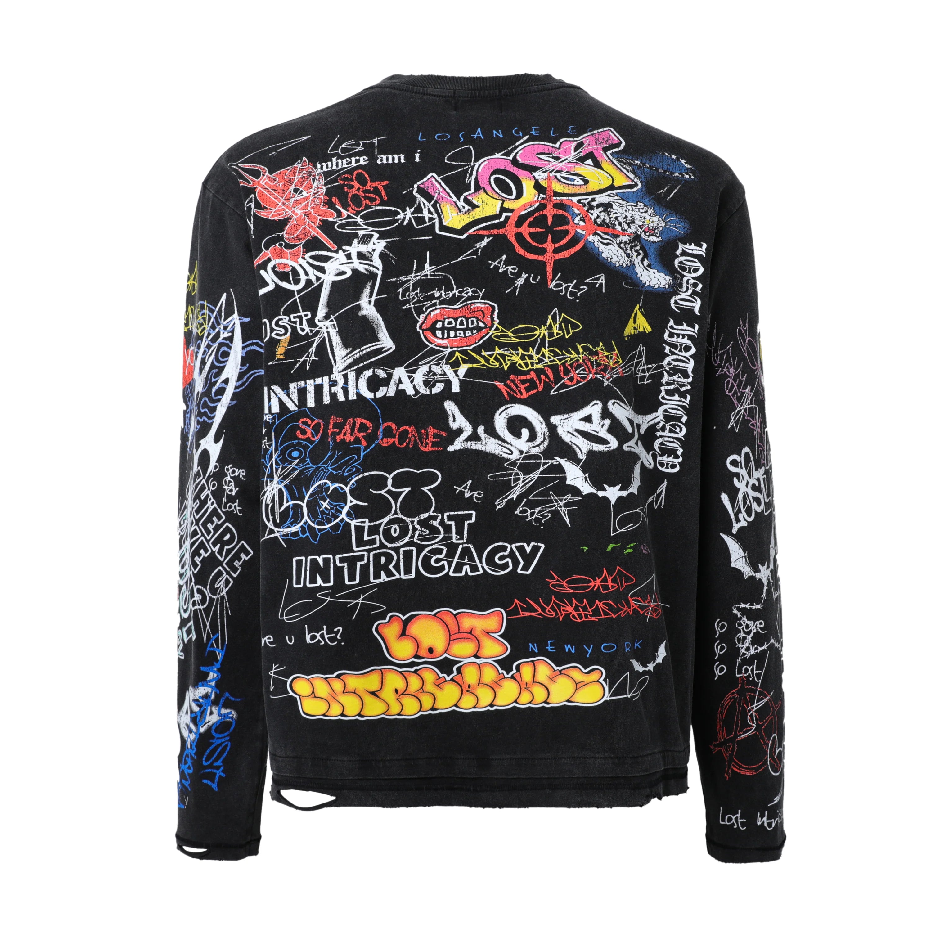 Lost Intricacy 'Still looking' Black LS Tee