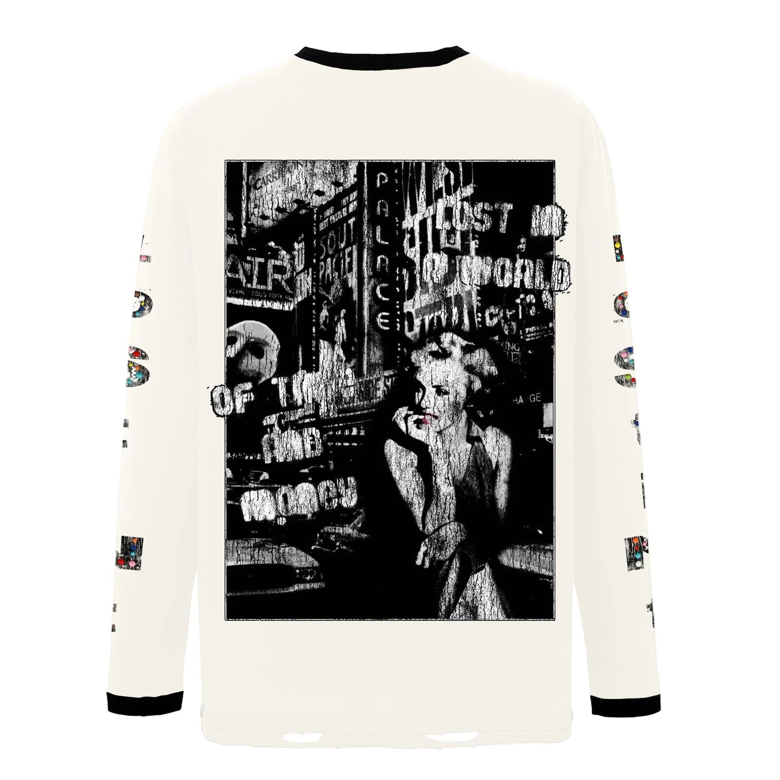 Lost Intricacy 'White Kiss of Monroe' White LS Tee