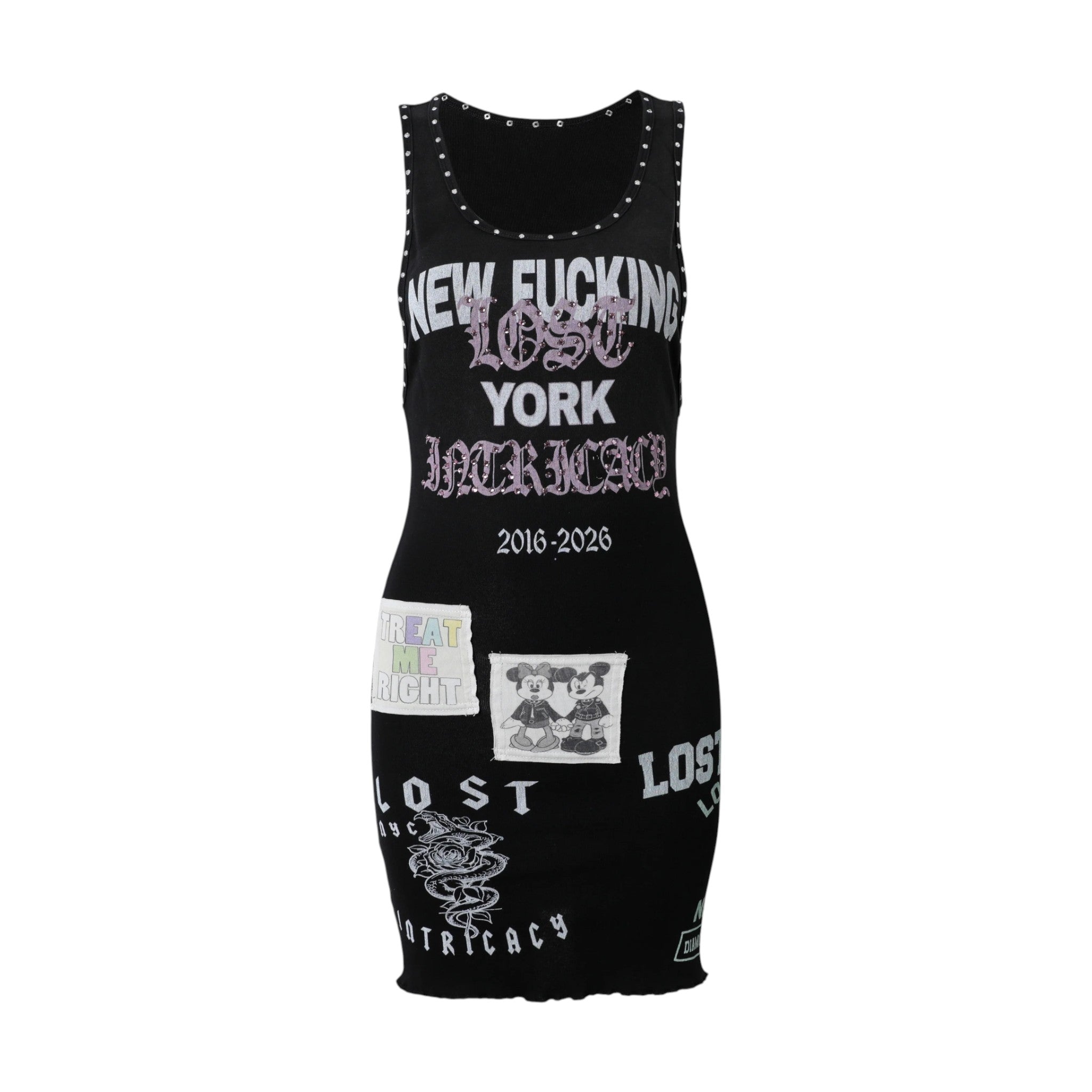 Lost intricacy 'Not Your Problem' Black Dress