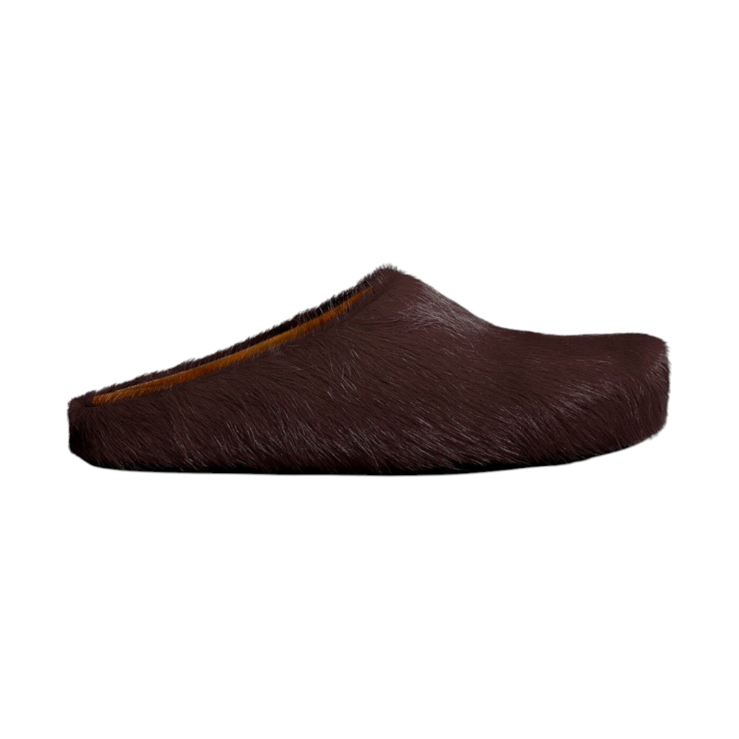 Marni 'Fussbet Sabot' Dark Raisin Slides