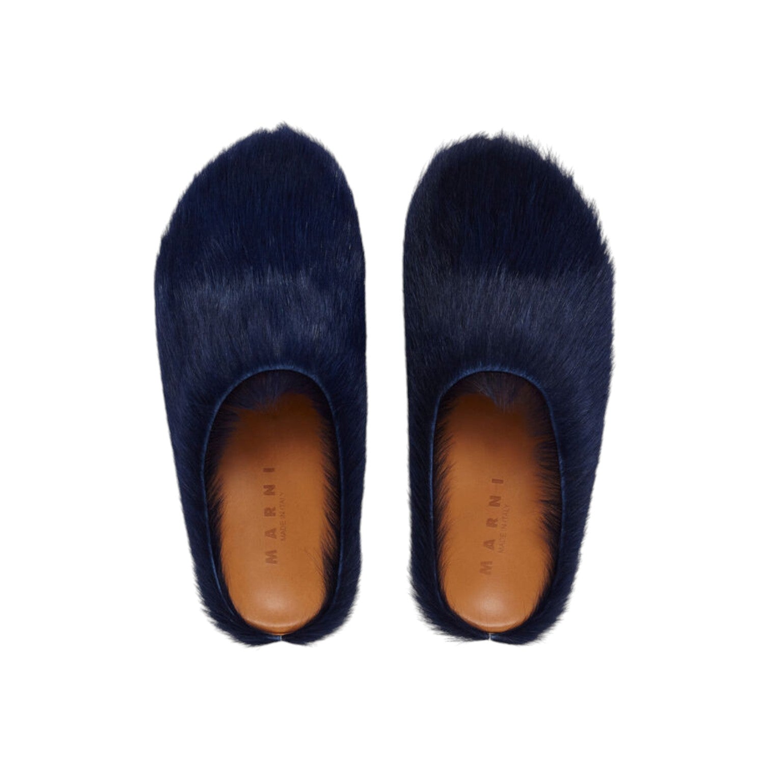 Marni 'Fussbet Sabot' Eclipse Navy Slides
