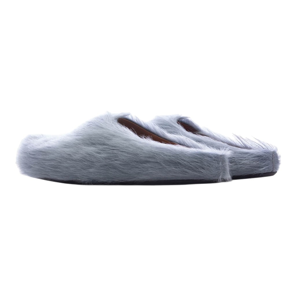Marni 'Fussbet Sabot' Aquamarine Slides
