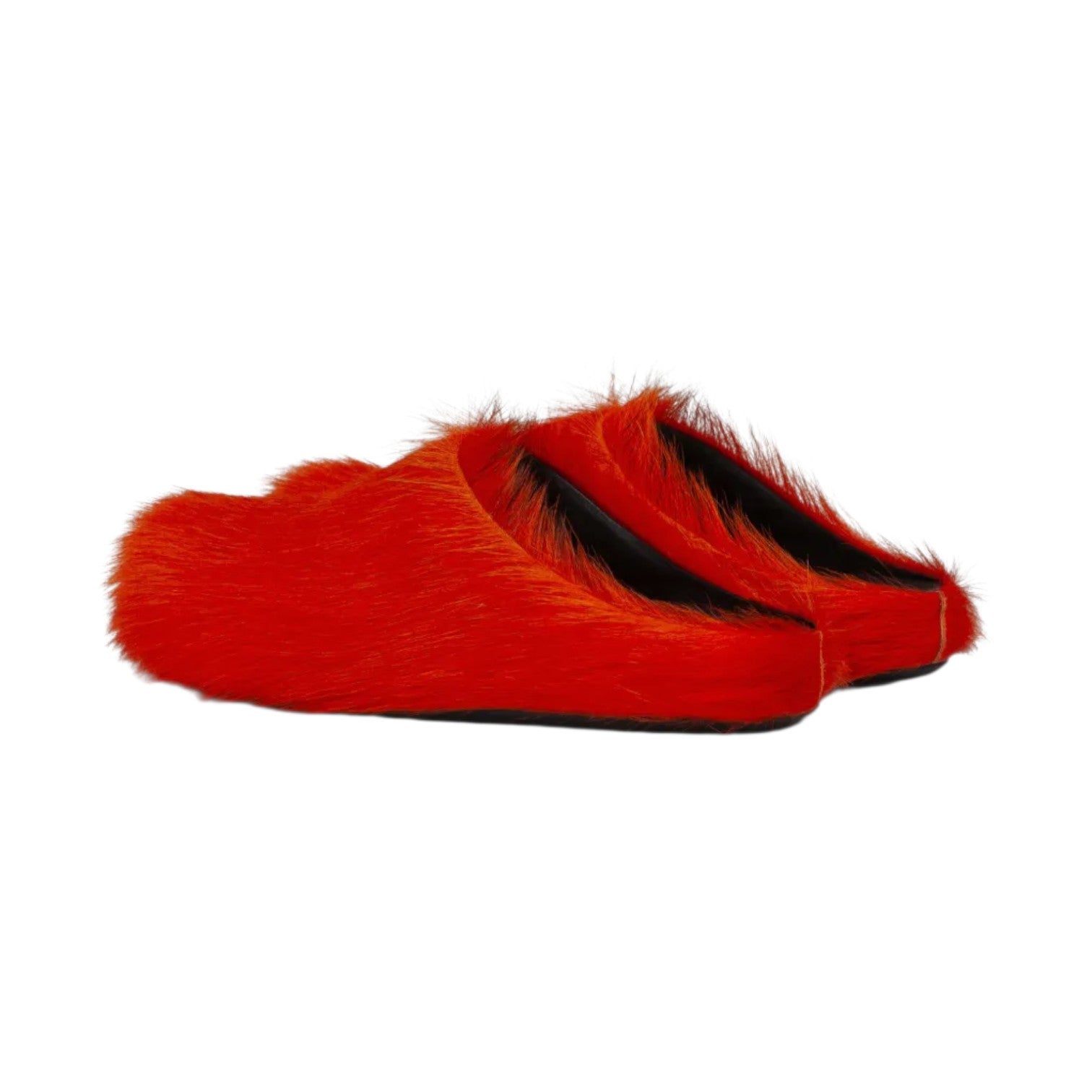 Marni 'Fussbet Sabot' Orange Slides