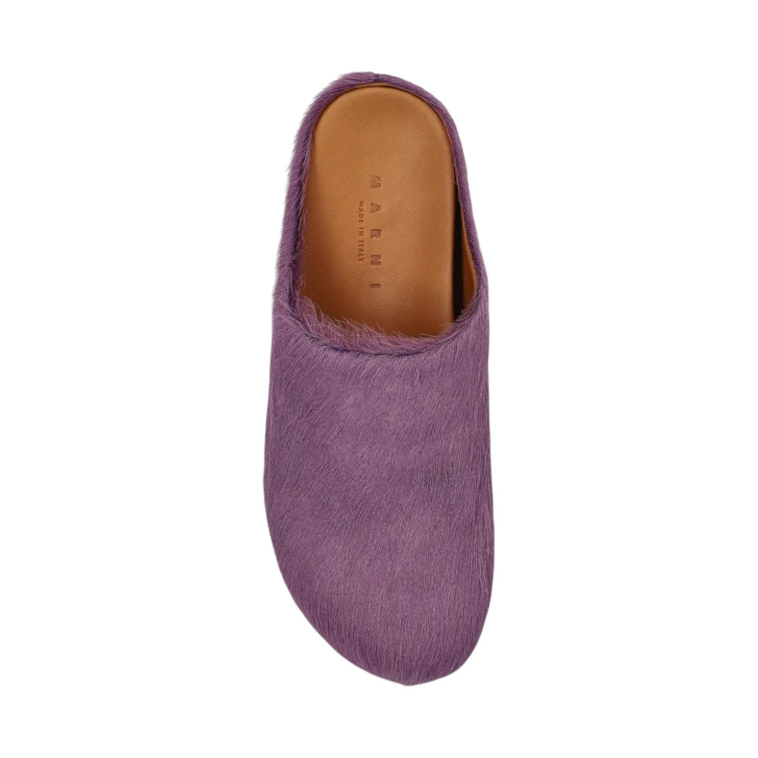 Marni 'Fussbet Sabot' Prune Violet Slides