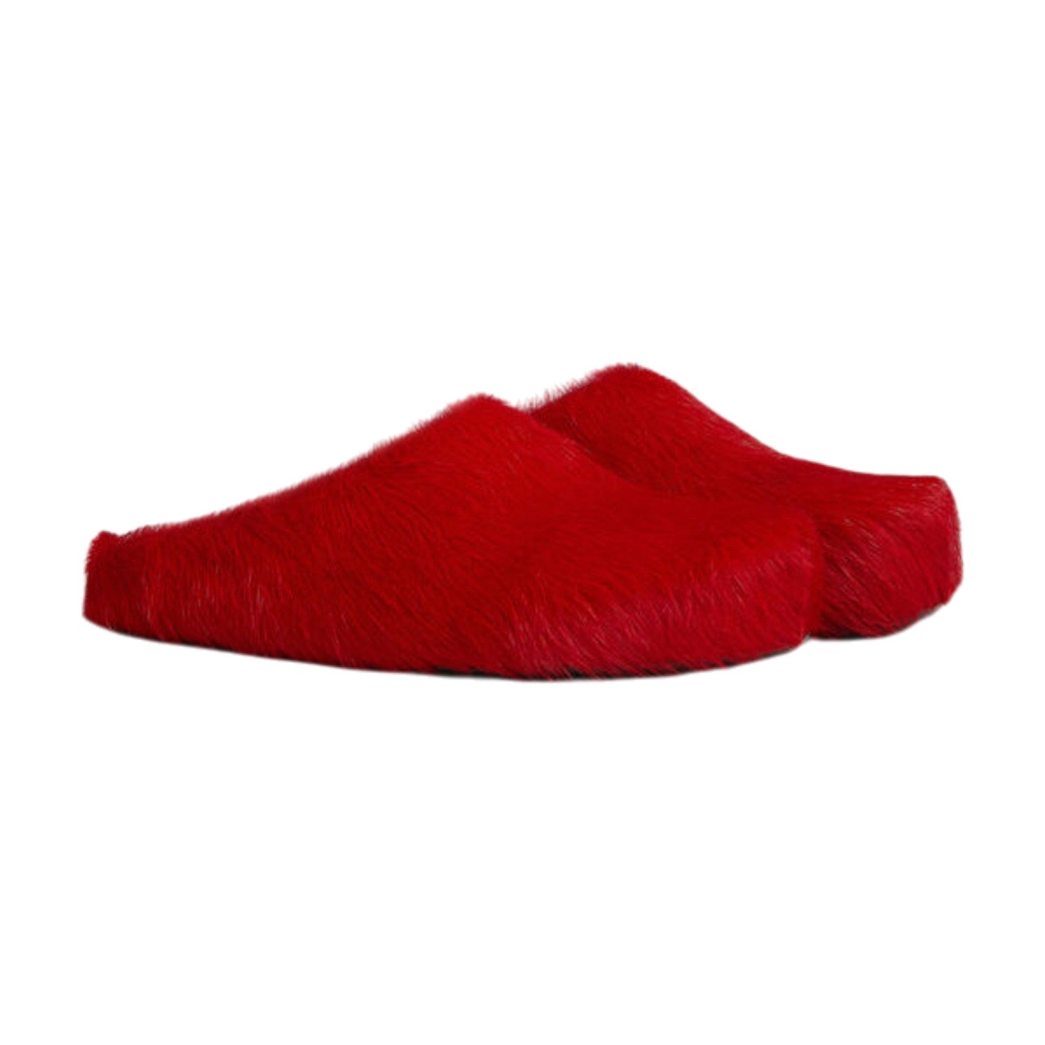 Marni 'Fussbet Sabot' Red Slippers