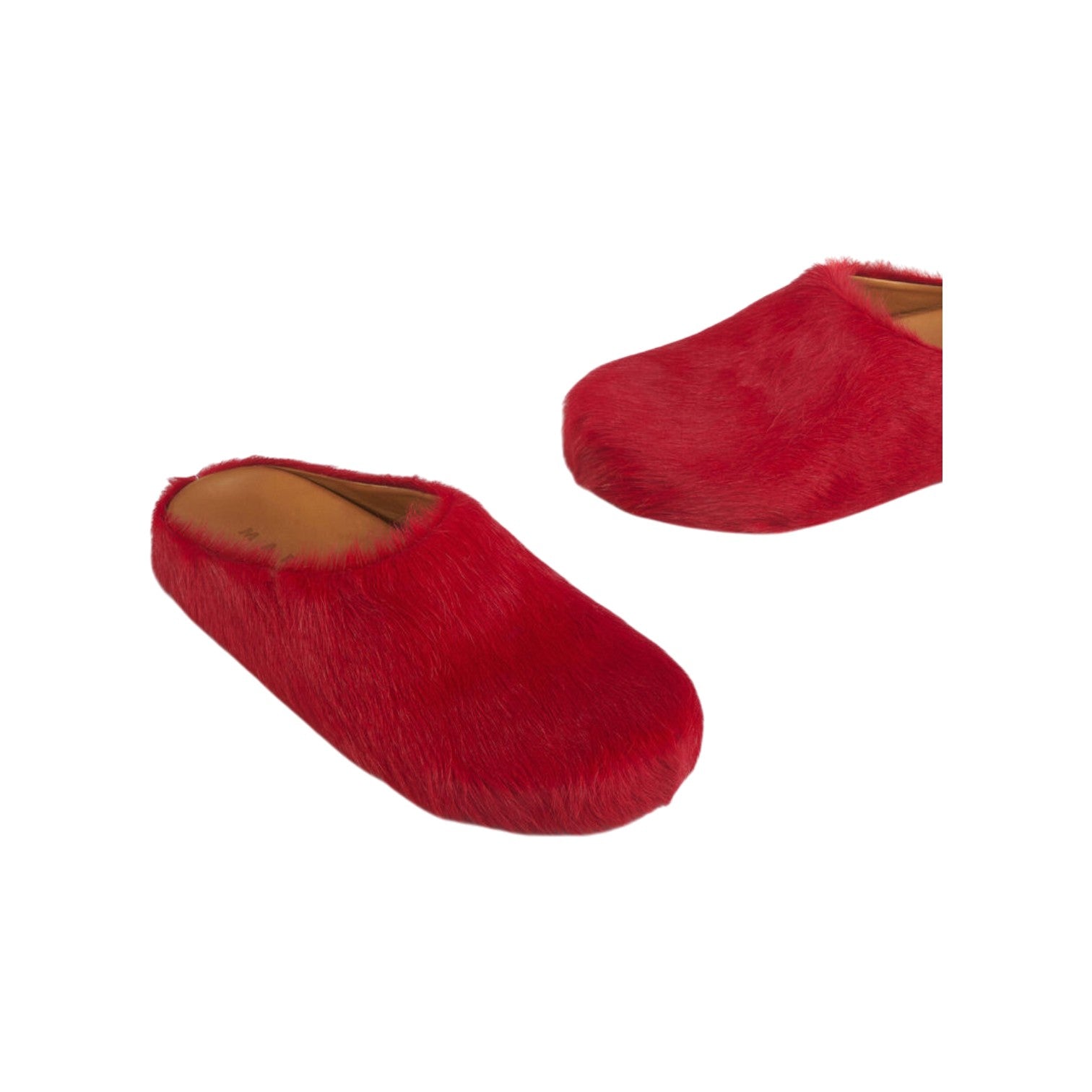 Marni 'Fussbet Sabot' Red Slippers
