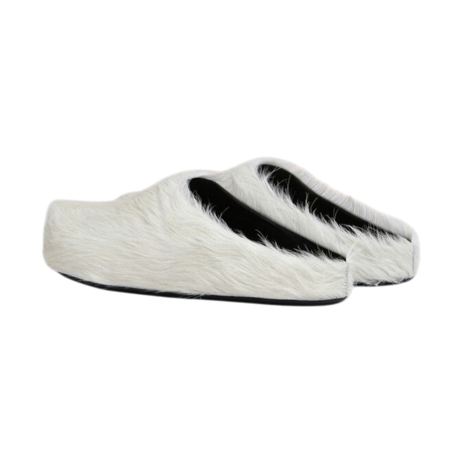 Marni 'Fussbet Sabot' White Slippers