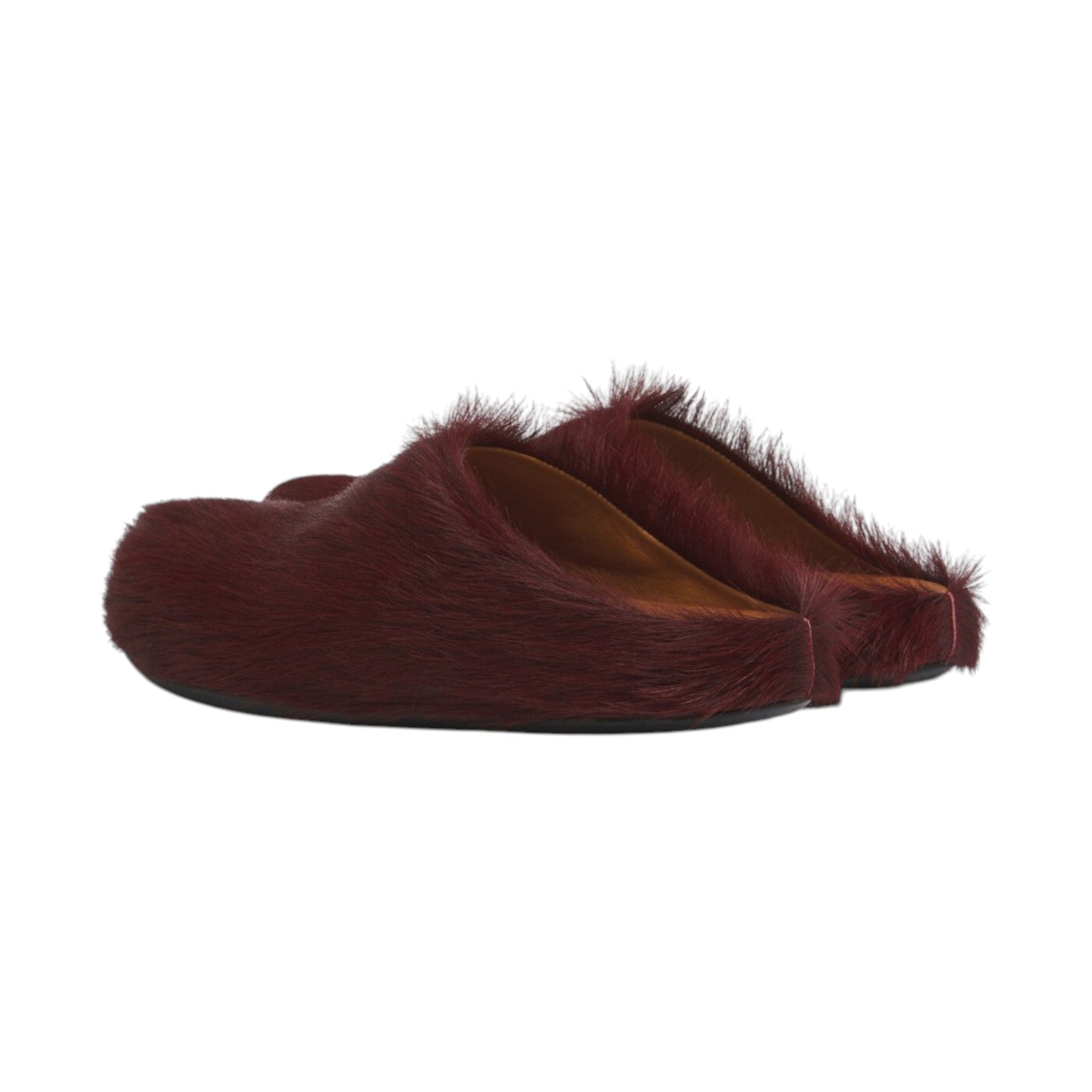 Marni 'Fussbet Sabot' Wild Cherry Slides