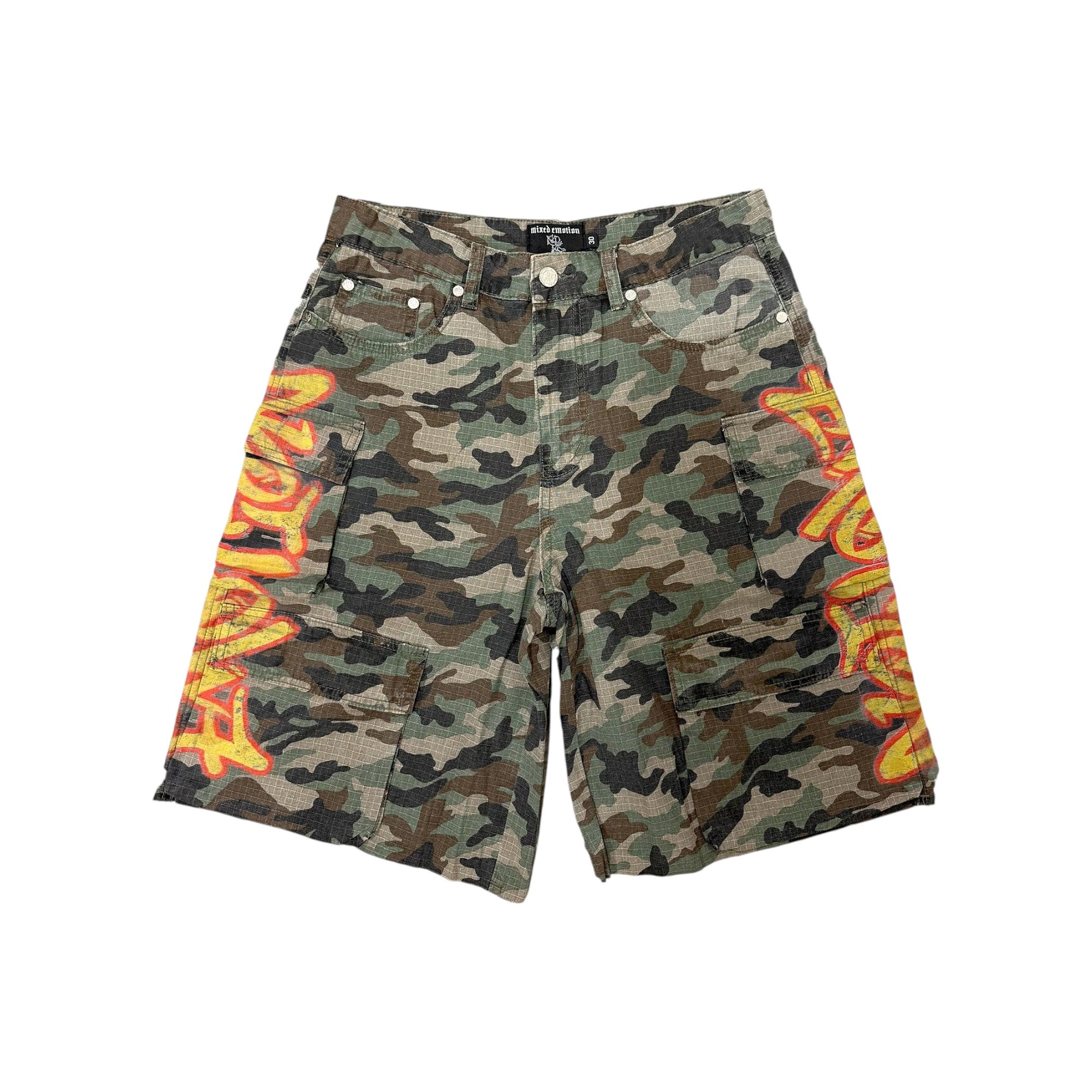 Mixed Emotions 'Battle' Camo Shorts