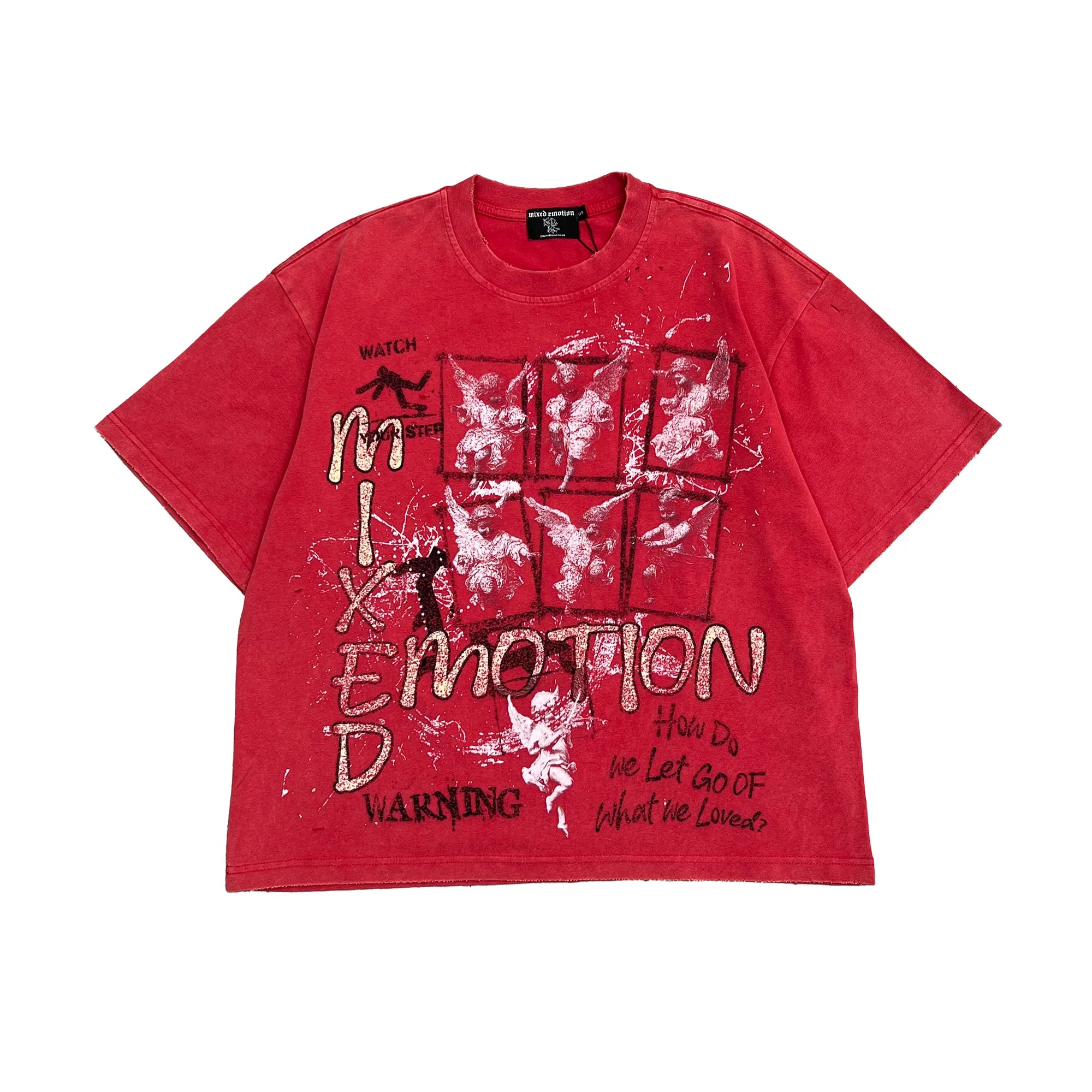 Mixed Emotions 'Crimson' Red Tee