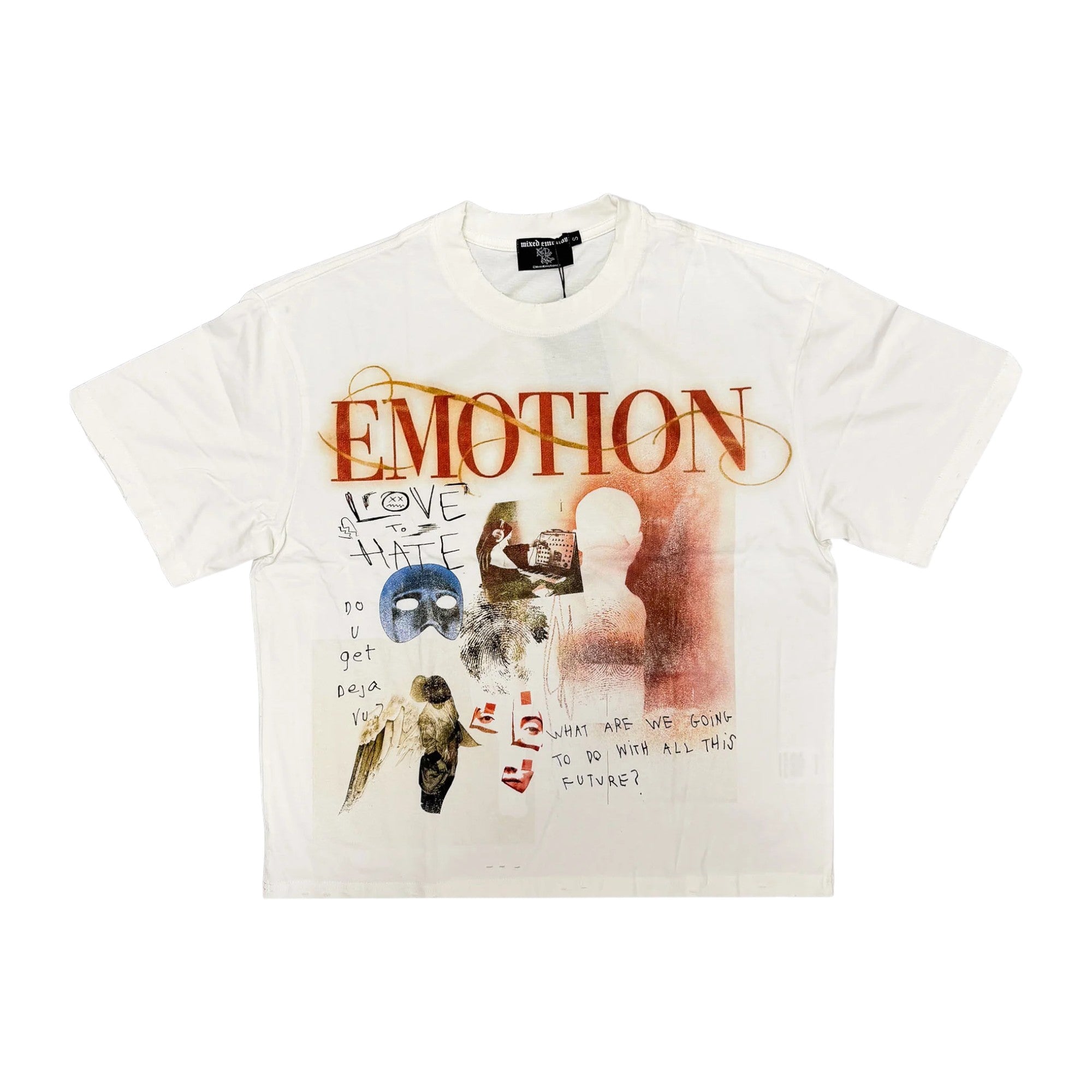 Mixed Emotions 'Deja Vu' White Tee