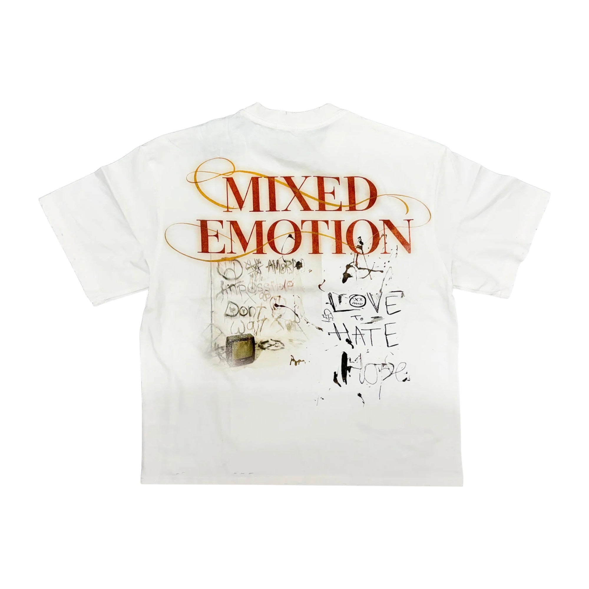 Mixed Emotions 'Deja Vu' White Tee