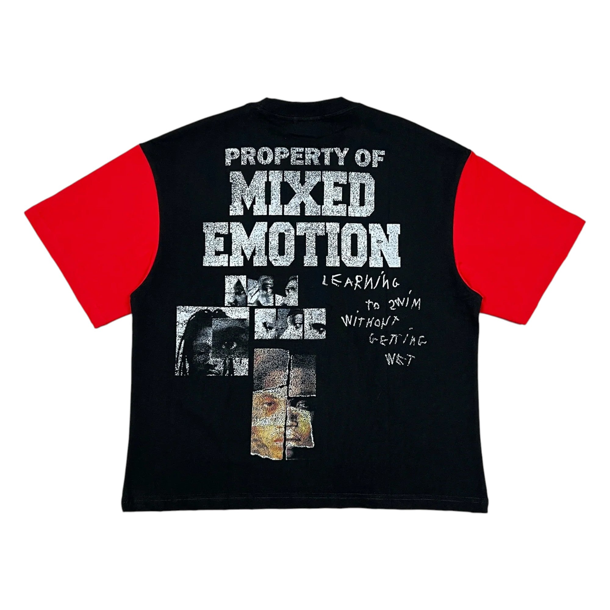 Mixed Emotions 'Fracture' Black & Red Tee