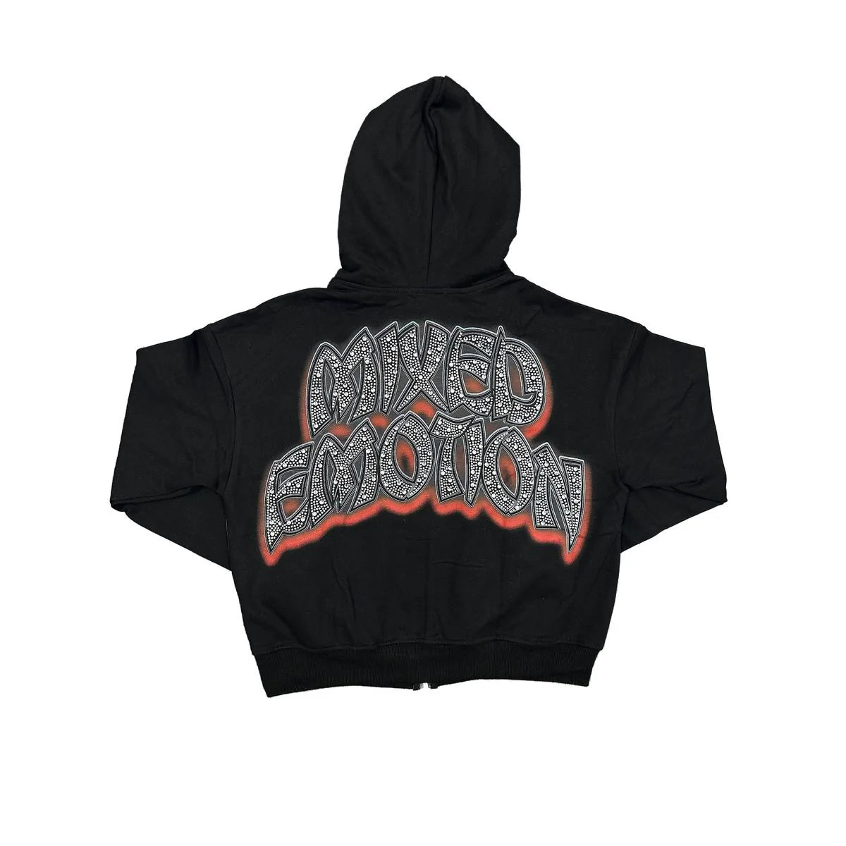 Mixed Emotions 'Last Dance' Rhinestone Black Hoodie