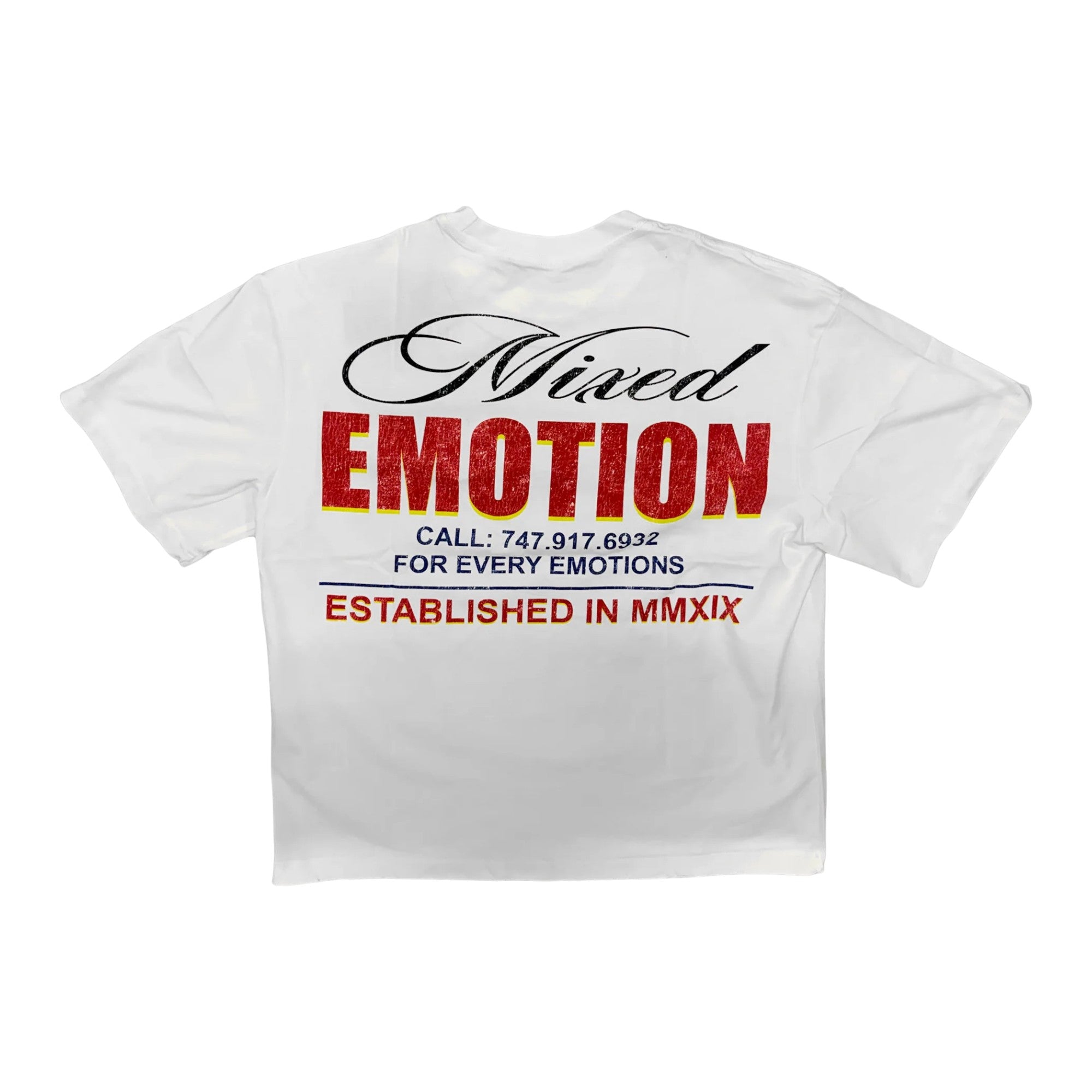 Mixed Emotions 'Lottery' White Tee