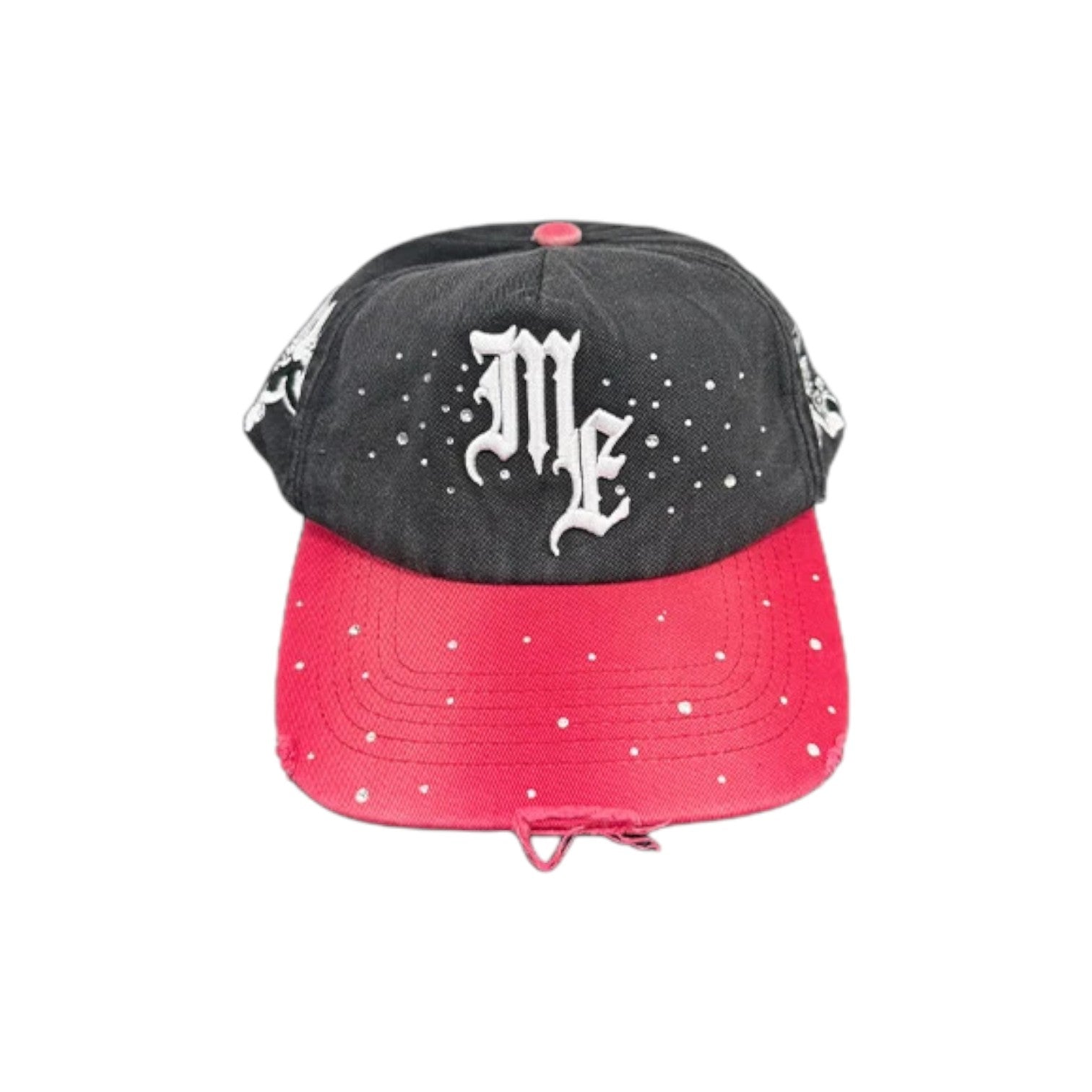 Mixed Emotions 'ME' Black & Red Hat