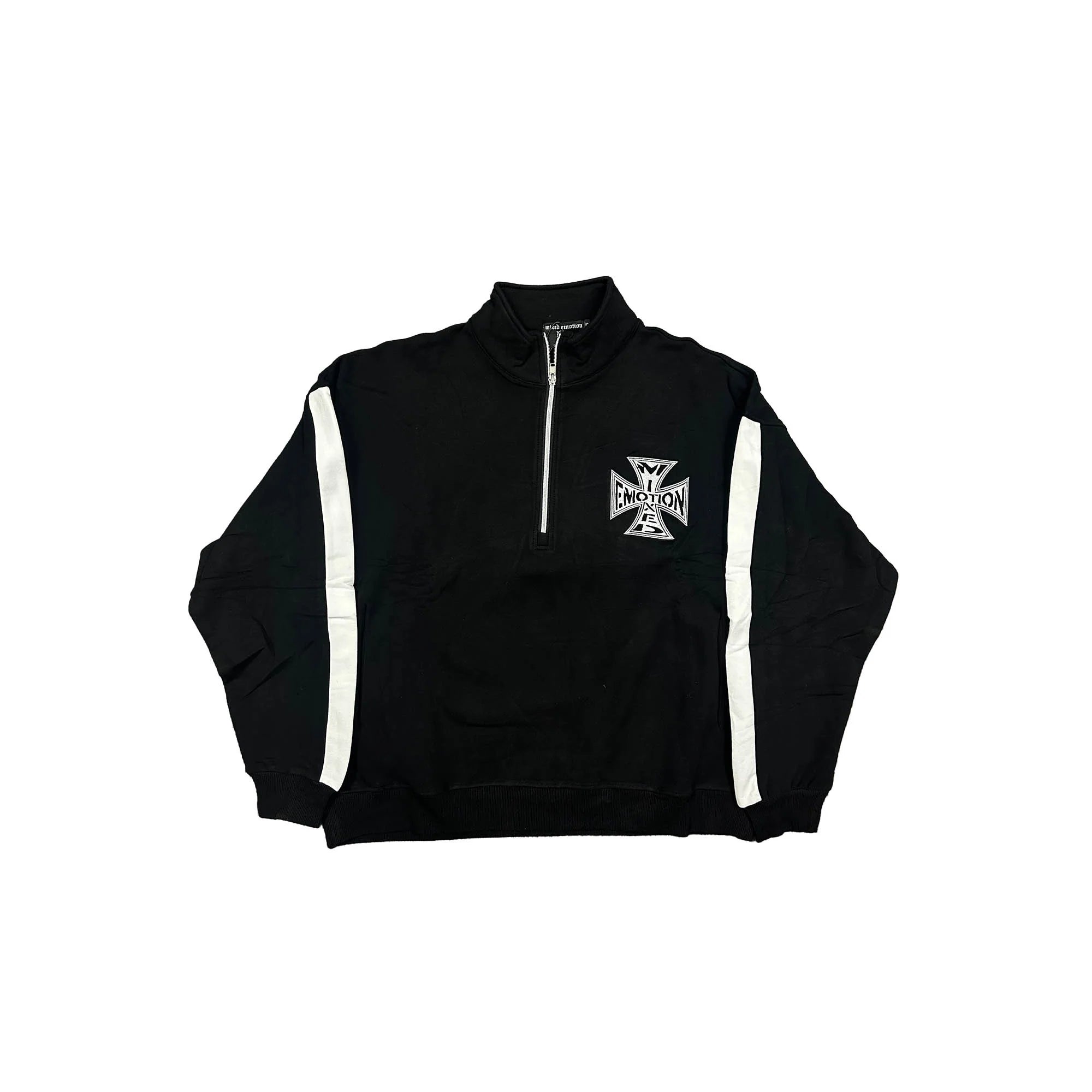 Mixed Emotions 'Quarter' Black Quarter Zip Jacket