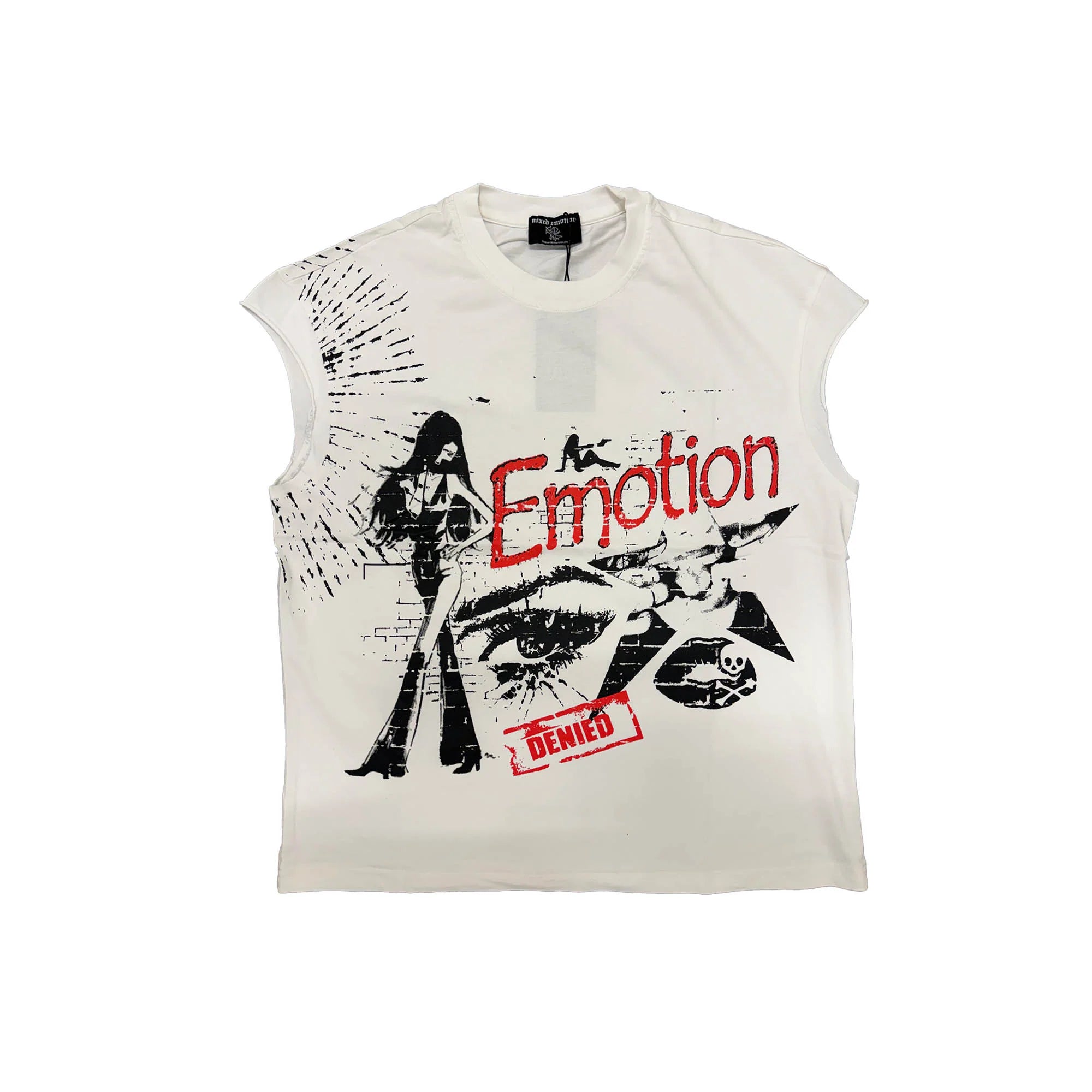 Mixed Emotions 'Starboy' White Sleeveless Tee