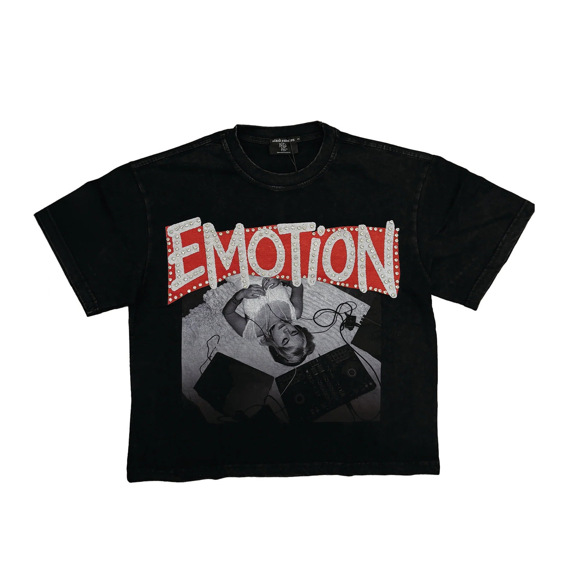 Mixed Emotions 'Tunes' Black Tee