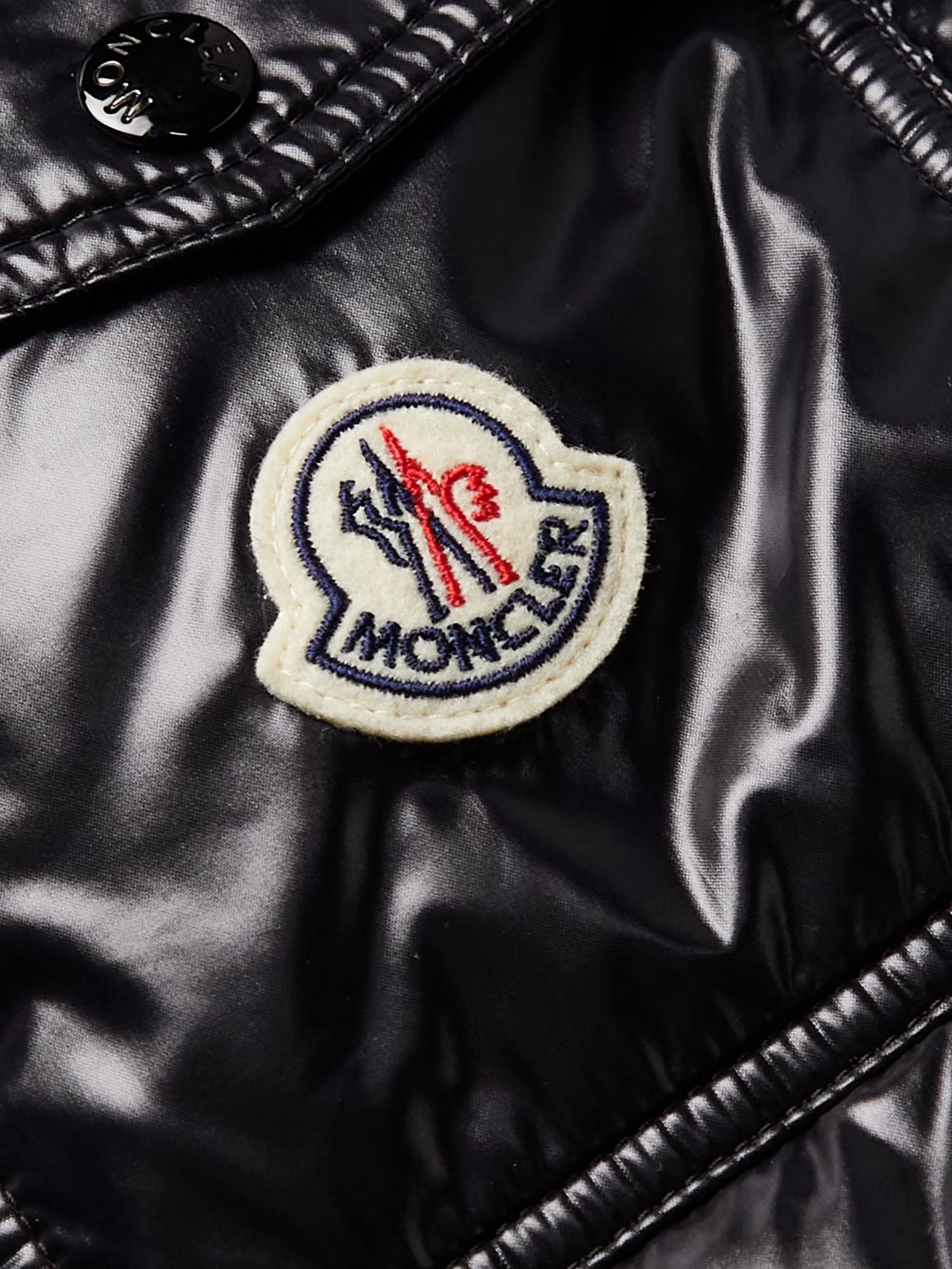 Moncler 'Maya' Black Puffer Jacket