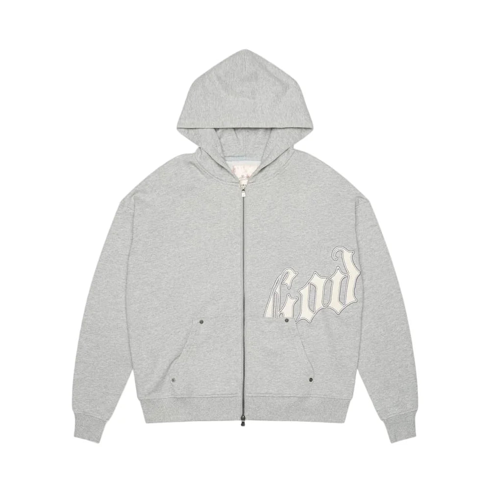Godspeed OG Logo V2 Grey & Sliver Hoodie