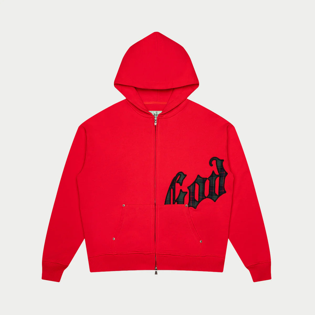 Godspeed 'OG Logo' Red Plaid Hoodie