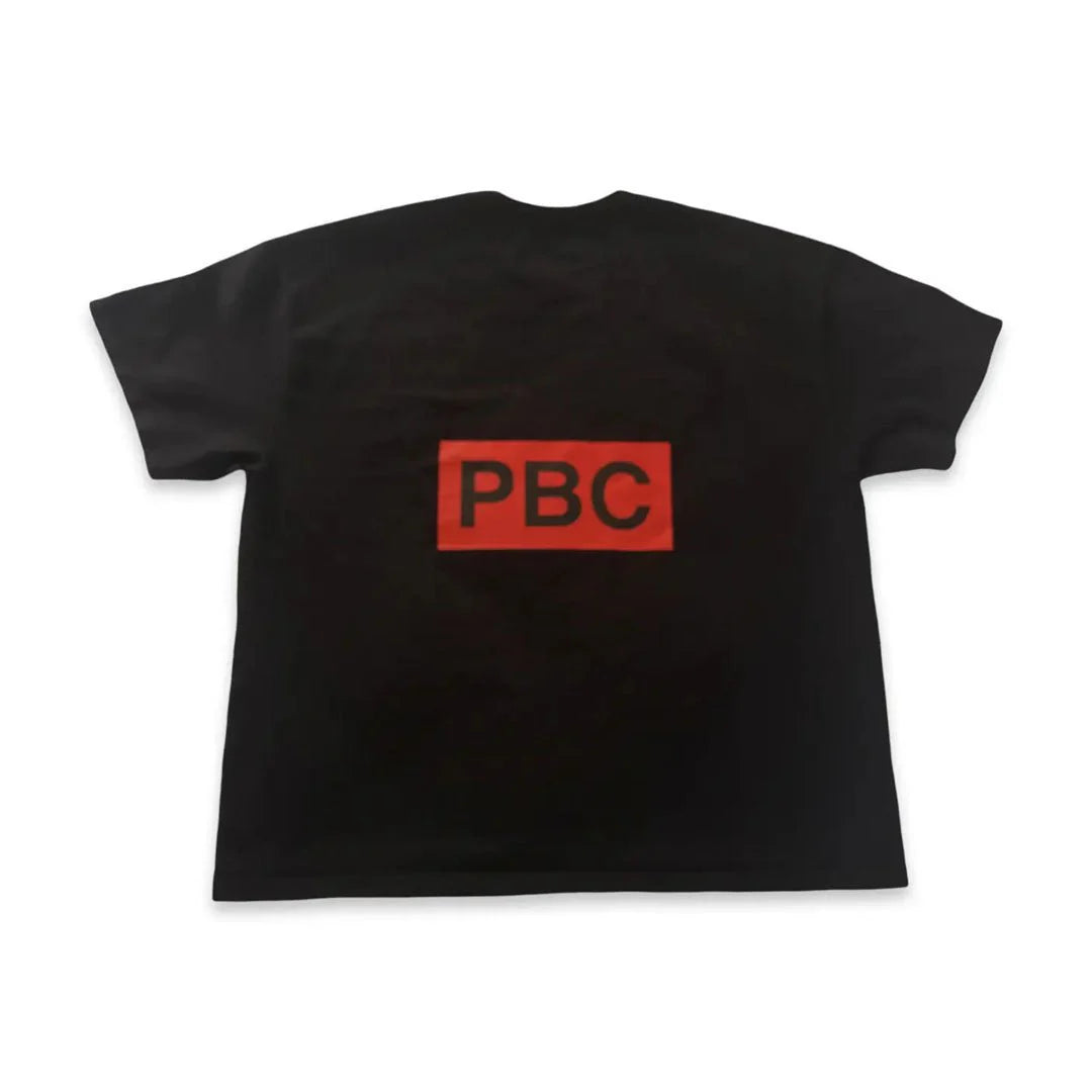 Opium 'Box PBC Logo' Black Tee